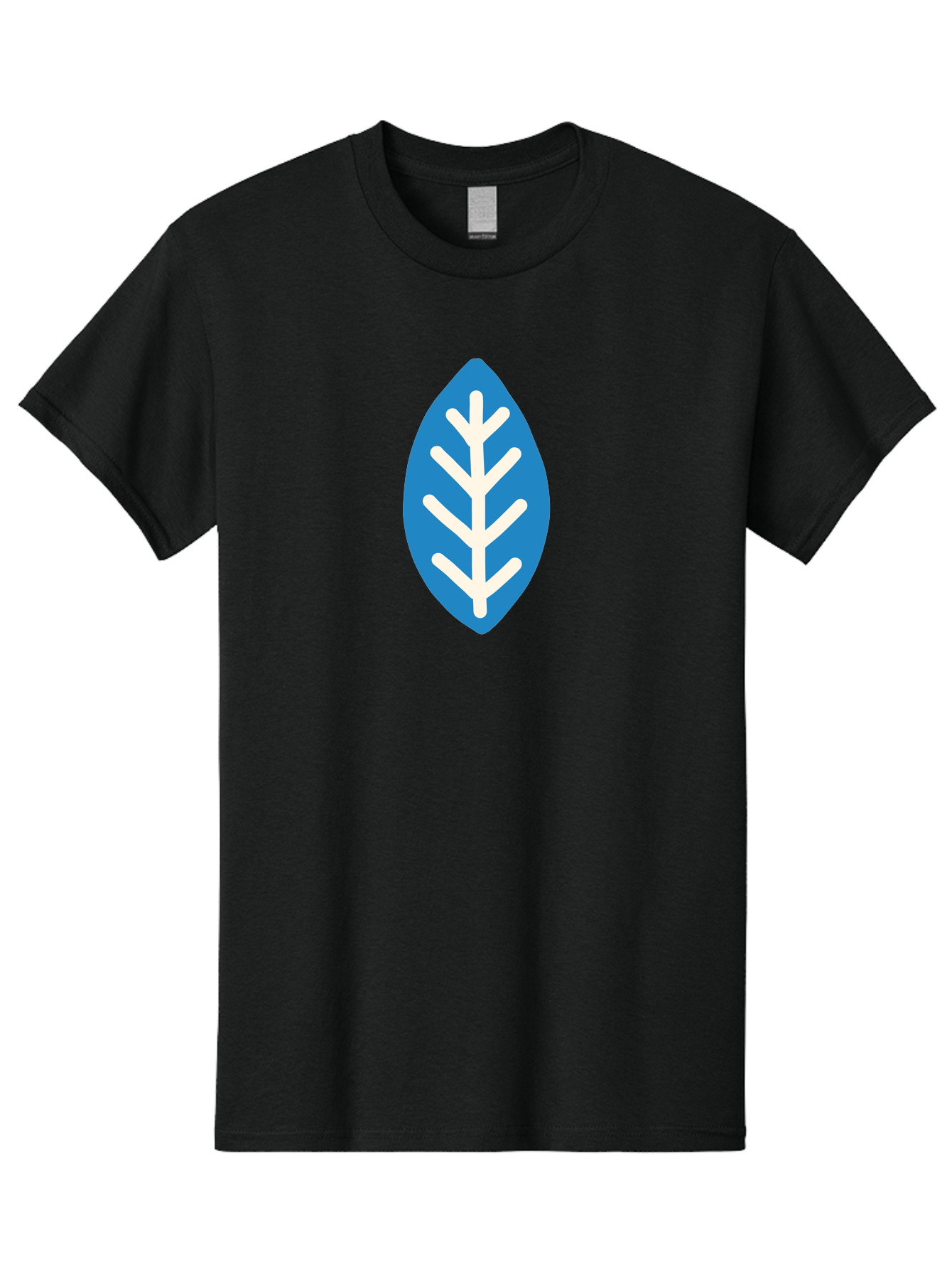 White-Leaf Men'S Graphic Tee, 100% Cotton, Comfortable Casual Summer Wear, Machine Washable, White Branch, Leaf Symbol, Nature Icon, Simple Design, Minimalistic Art, Eco-Friendly Logo, Stylized Leaf Aab817 11