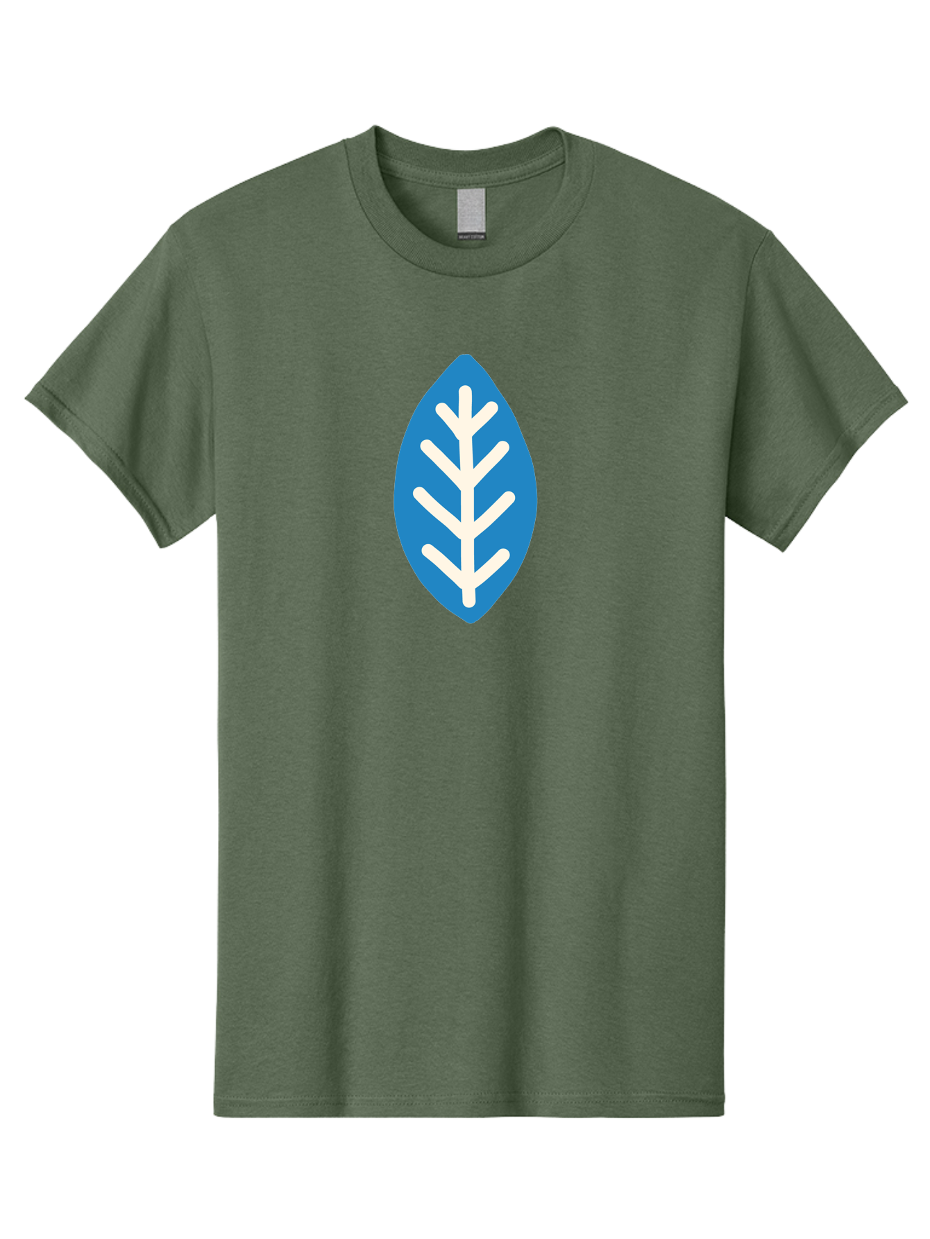 White-Leaf Men'S Graphic Tee, 100% Cotton, Comfortable Casual Summer Wear, Machine Washable, White Branch, Leaf Symbol, Nature Icon, Simple Design, Minimalistic Art, Eco-Friendly Logo, Stylized Leaf Aab817 19