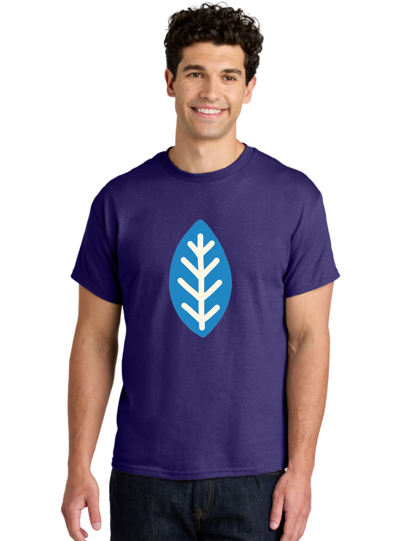 White-Leaf Men'S Graphic Tee, 100% Cotton, Comfortable Casual Summer Wear, Machine Washable, White Branch, Leaf Symbol, Nature Icon, Simple Design, Minimalistic Art, Eco-Friendly Logo, Stylized Leaf Aab817 14