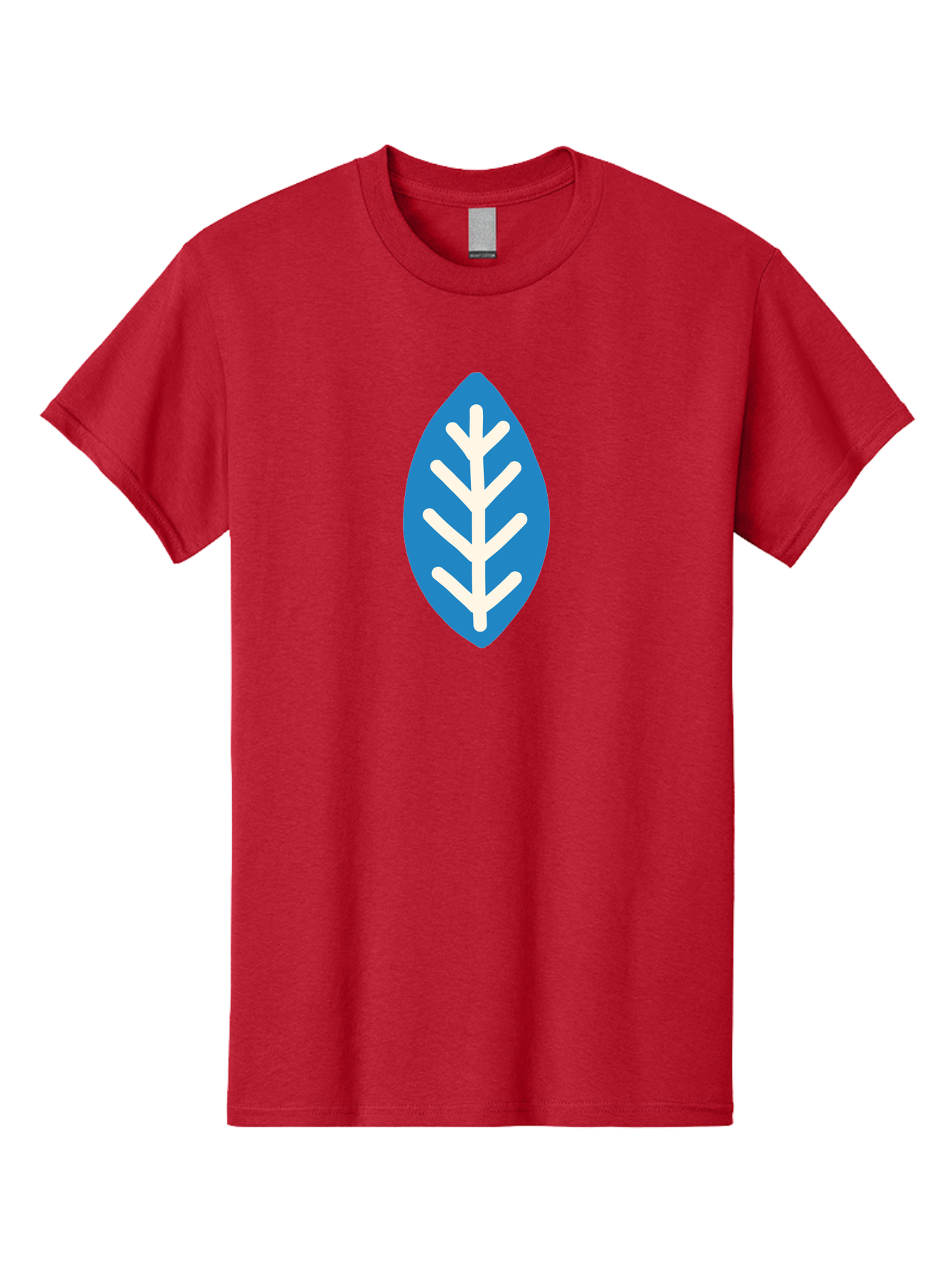 White-Leaf Men'S Graphic Tee, 100% Cotton, Comfortable Casual Summer Wear, Machine Washable, White Branch, Leaf Symbol, Nature Icon, Simple Design, Minimalistic Art, Eco-Friendly Logo, Stylized Leaf Aab817 21