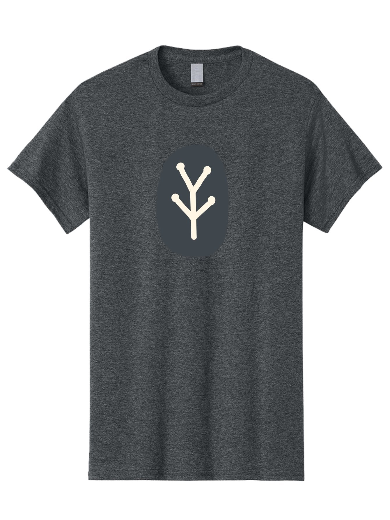 Y-Symbol Men'S Graphic Tee, 100% Cotton, Comfortable Casual Summer Wear, Machine Washable, White Y Symbol, Minimalist Design, Simple Icon, Abstract Logo, Stylized Letter, Modern Graphic Aab818 8