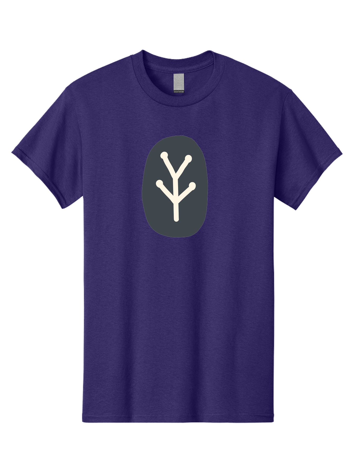 Y-Symbol Men'S Graphic Tee, 100% Cotton, Comfortable Casual Summer Wear, Machine Washable, White Y Symbol, Minimalist Design, Simple Icon, Abstract Logo, Stylized Letter, Modern Graphic Aab818 19