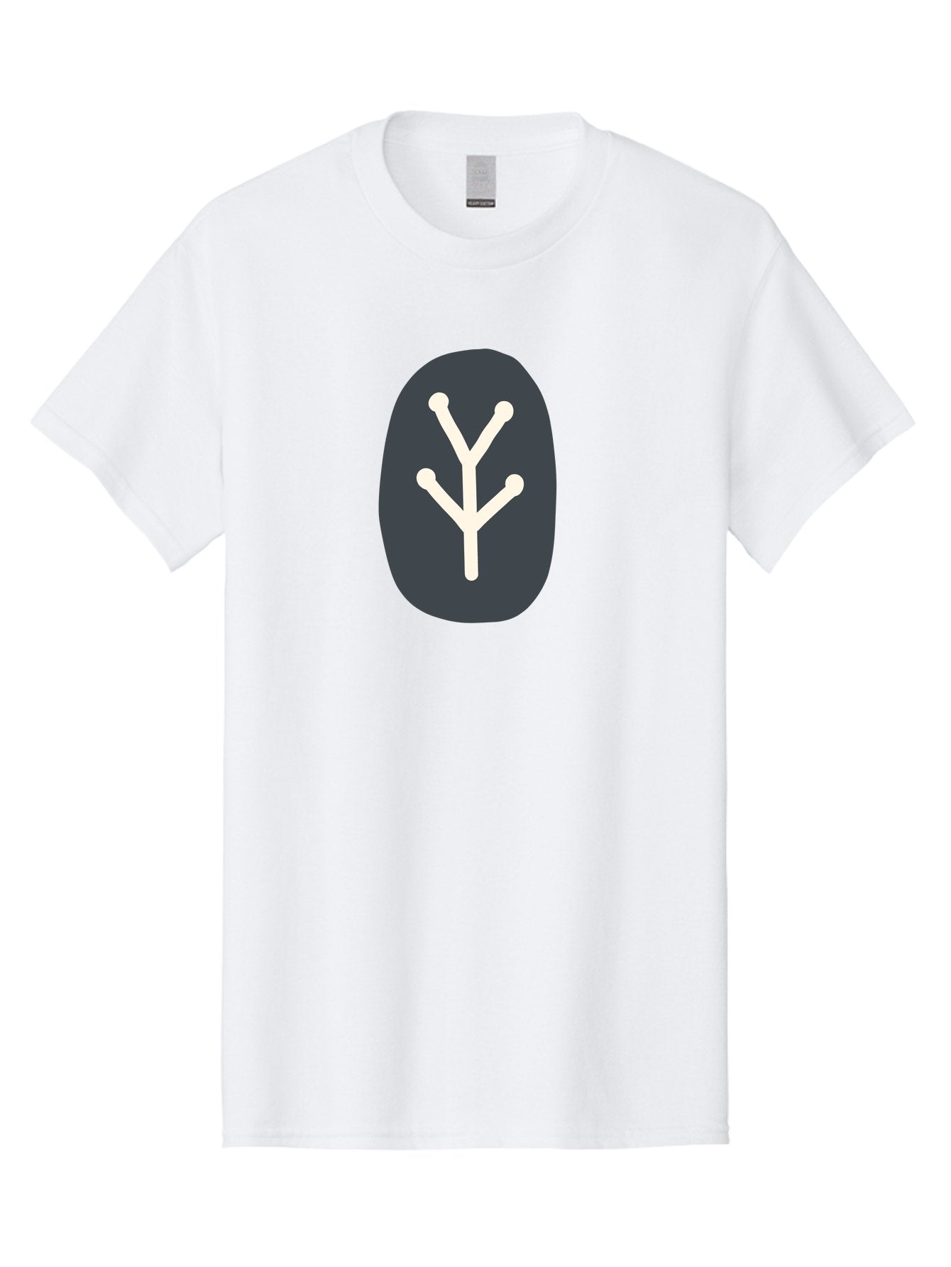 Y-Symbol Men'S Graphic Tee, 100% Cotton, Comfortable Casual Summer Wear, Machine Washable, White Y Symbol, Minimalist Design, Simple Icon, Abstract Logo, Stylized Letter, Modern Graphic Aab818 5
