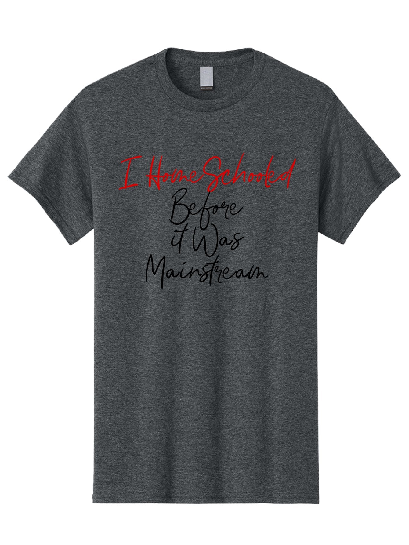 I-Homeschooled-Before-It-Was-Mainstream Men'S Graphic Tee, 100% Cotton, Comfortable Casual Summer Wear, Machine Washable, Homeschooling, Alternative Education, Non-Traditional Learning, Homeschooling Benefits, Educational Freedom, Aab905 5