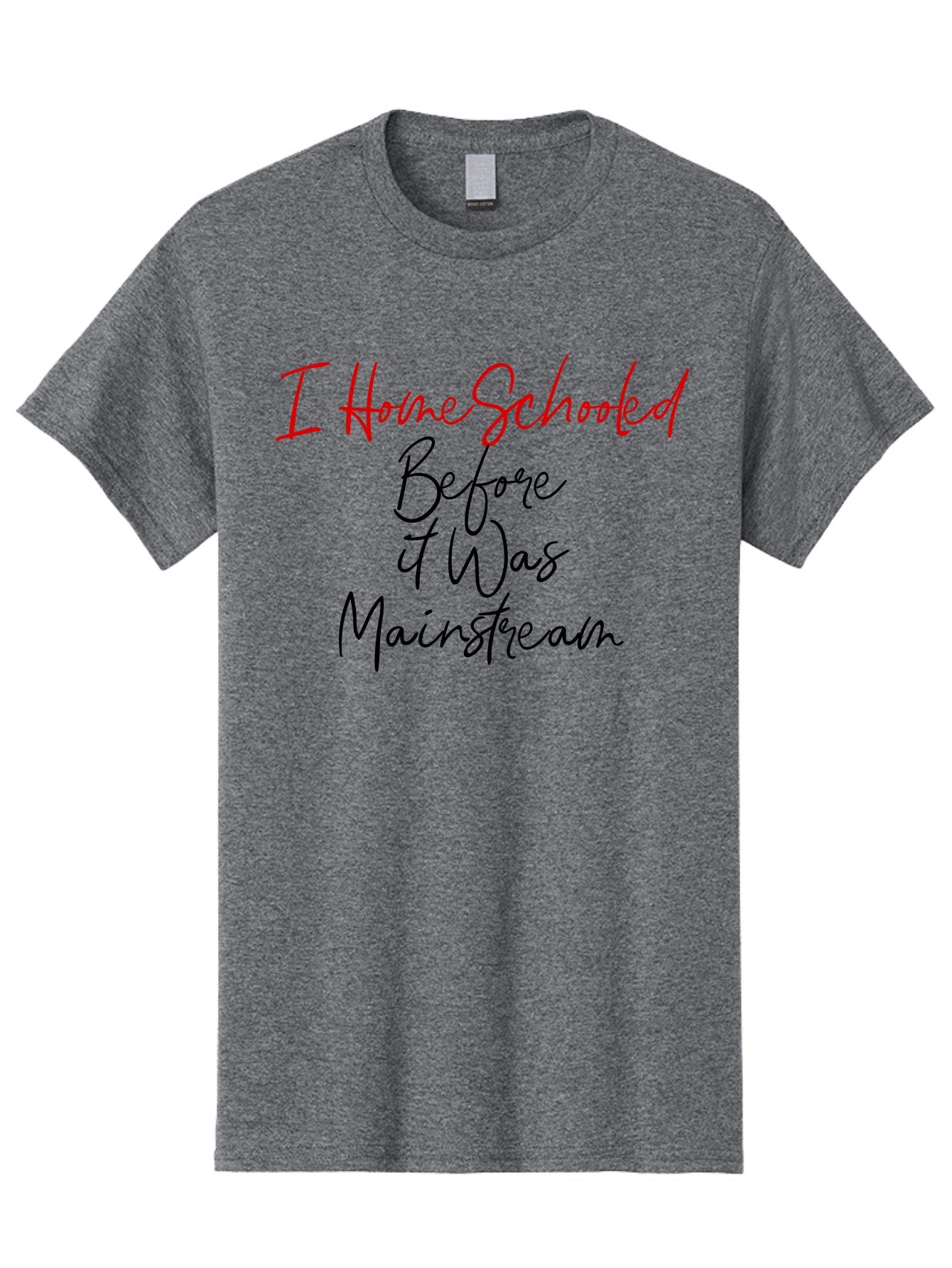 I-Homeschooled-Before-It-Was-Mainstream Men'S Graphic Tee, 100% Cotton, Comfortable Casual Summer Wear, Machine Washable, Homeschooling, Alternative Education, Non-Traditional Learning, Homeschooling Benefits, Educational Freedom, Aab905 9