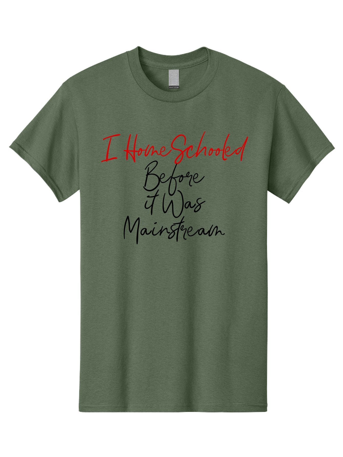 I-Homeschooled-Before-It-Was-Mainstream Men'S Graphic Tee, 100% Cotton, Comfortable Casual Summer Wear, Machine Washable, Homeschooling, Alternative Education, Non-Traditional Learning, Homeschooling Benefits, Educational Freedom, Aab905 4