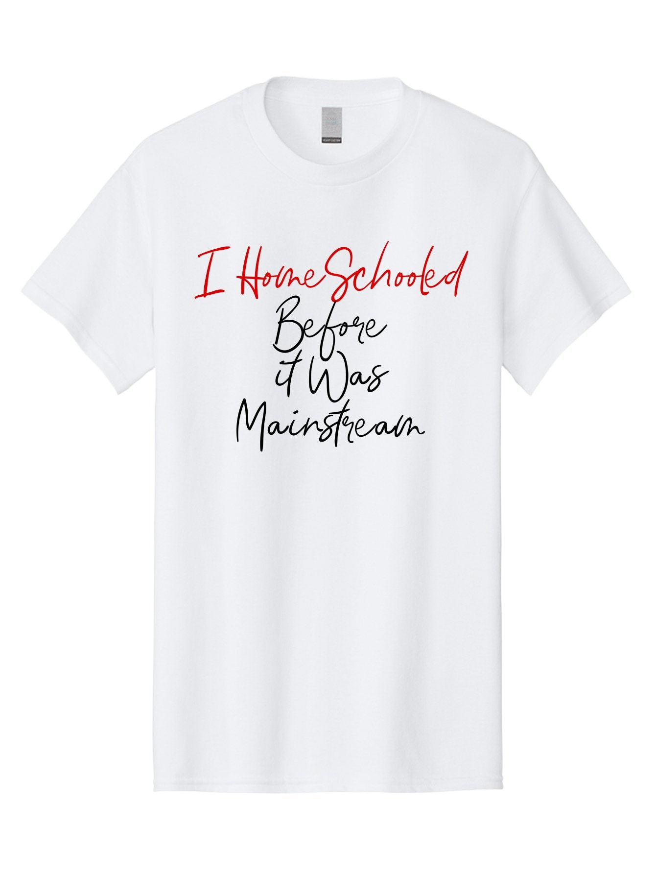 I-Homeschooled-Before-It-Was-Mainstream Men'S Graphic Tee, 100% Cotton, Comfortable Casual Summer Wear, Machine Washable, Homeschooling, Alternative Education, Non-Traditional Learning, Homeschooling Benefits, Educational Freedom, Aab905 12