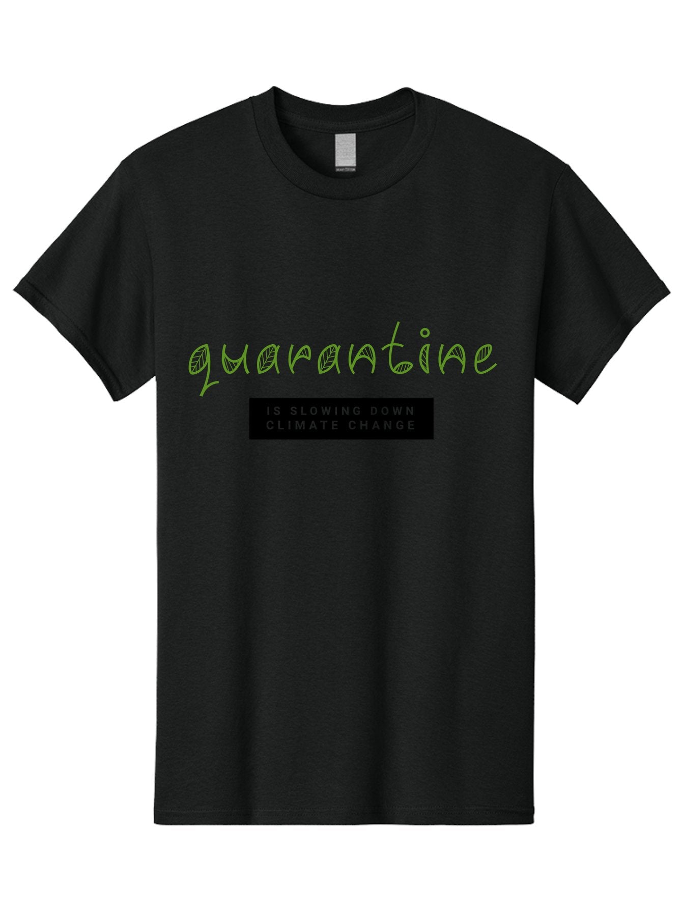 Quarantine Men'S Graphic Tee, 100% Cotton, Comfortable Casual Summer Wear, Machine Washable, Quarantine, Climate Change, Slowing Down, Environmental Impact, Global Lockdown, Sustainability, Eco-Friendly, Green Initiative, Pandemic Effect Aab917 12