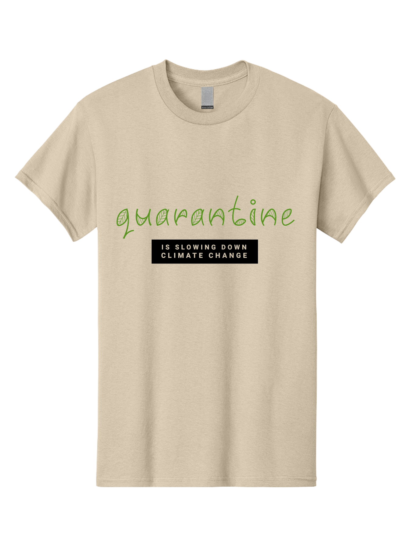 Quarantine Men'S Graphic Tee, 100% Cotton, Comfortable Casual Summer Wear, Machine Washable, Quarantine, Climate Change, Slowing Down, Environmental Impact, Global Lockdown, Sustainability, Eco-Friendly, Green Initiative, Pandemic Effect Aab917 27