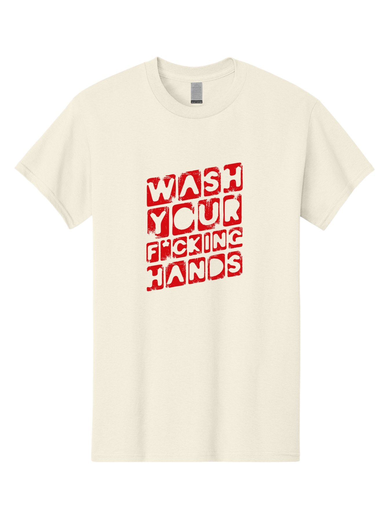 Wash-Your-F-King-Hands Men'S Graphic Tee, 100% Cotton, Comfortable Casual Summer Wear, Machine Washable, Hand Hygiene, Washing Hands, Health Awareness, Hygiene Reminder, Public Health Message, Cleanliness Is Key, Germs Be Gone, Stay Healthy Aab923 10