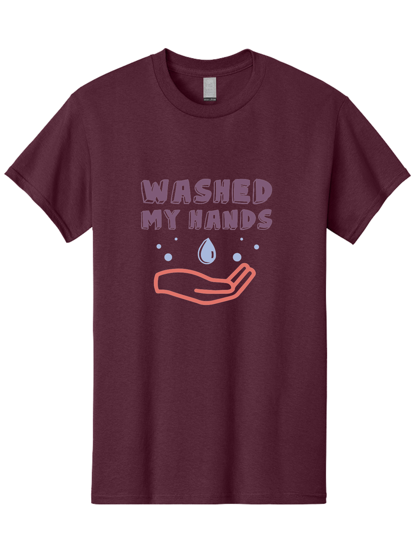 Washed-My-Hands Men'S Graphic Tee, 100% Cotton, Comfortable Casual Summer Wear, Machine Washable, Hand Hygiene, Cleanliness, Wash Hands, Hand Washing, Soap And Water, Clean Hands, Health And Wellness, Hygiene Practices Aab924 11