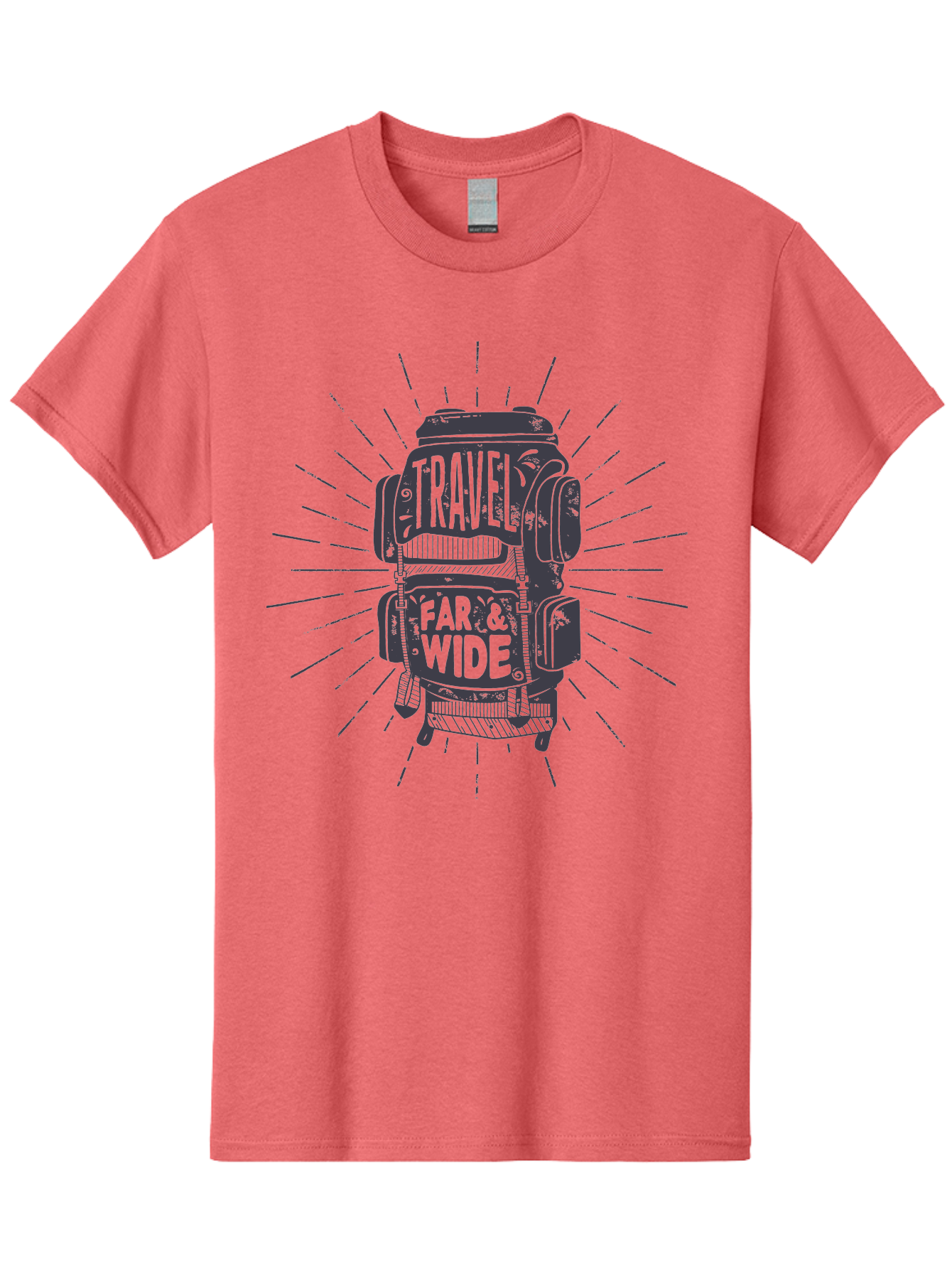 Travel-Far-Wide-1 Men'S Graphic Tee, 100% Cotton, Comfortable Casual Summer Wear, Machine Washable, Travel Inspiration, Adventure Travel, Wanderlust, Travel Bags, Adventure Seeking, Exploration, Travel Accessories, Journey Aab956 9