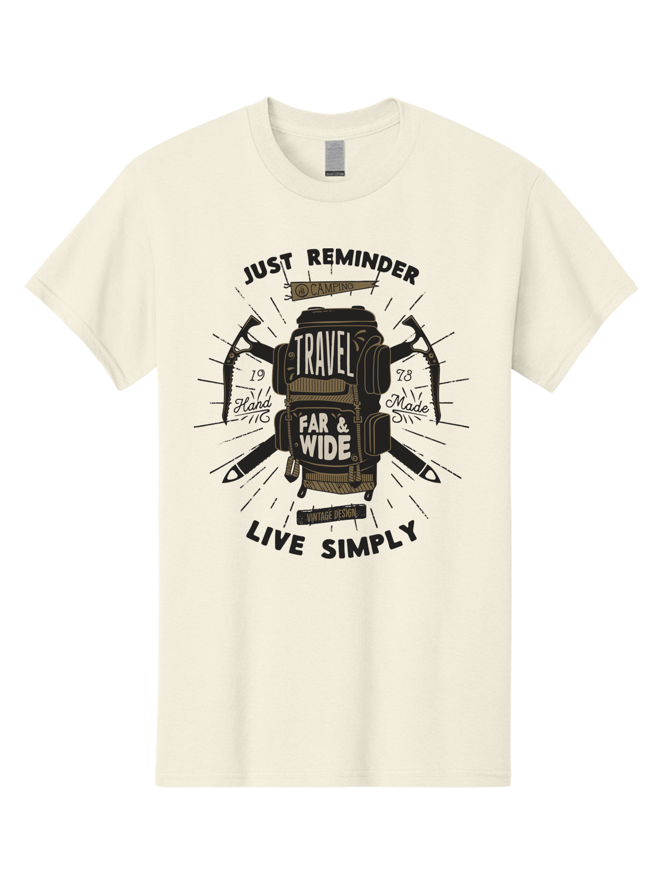 Travel-Far-Wide-2 Men'S Graphic Tee, 100% Cotton, Comfortable Casual Summer Wear, Machine Washable, Travel Inspiration, Adventure Seeking, Camping Gear, Vintage Design, Outdoor Lifestyle, Simple Living, Hand Made, Travel Far And Wide Aab957 29