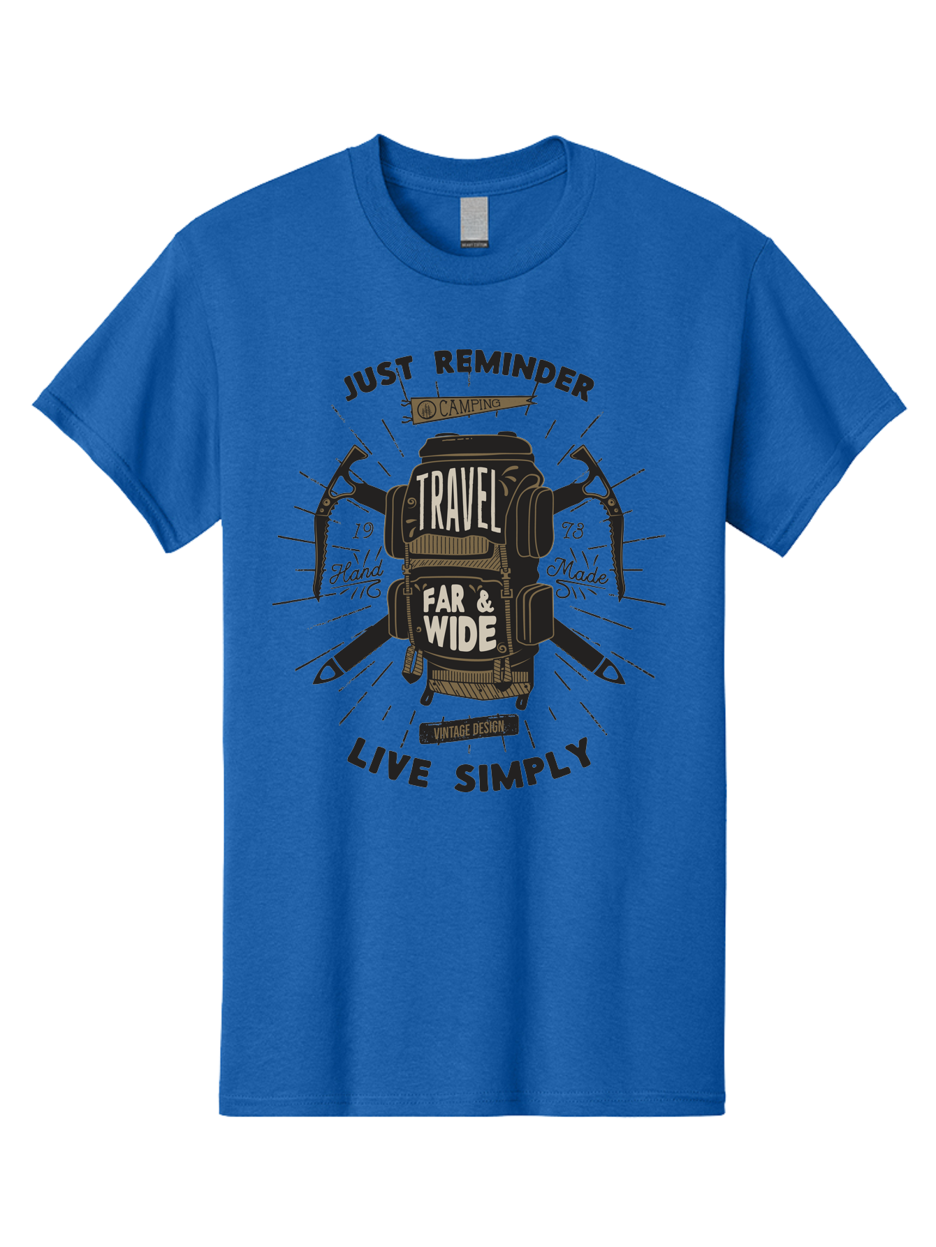 Travel-Far-Wide-2 Men'S Graphic Tee, 100% Cotton, Comfortable Casual Summer Wear, Machine Washable, Travel Inspiration, Adventure Seeking, Camping Gear, Vintage Design, Outdoor Lifestyle, Simple Living, Hand Made, Travel Far And Wide Aab957 11