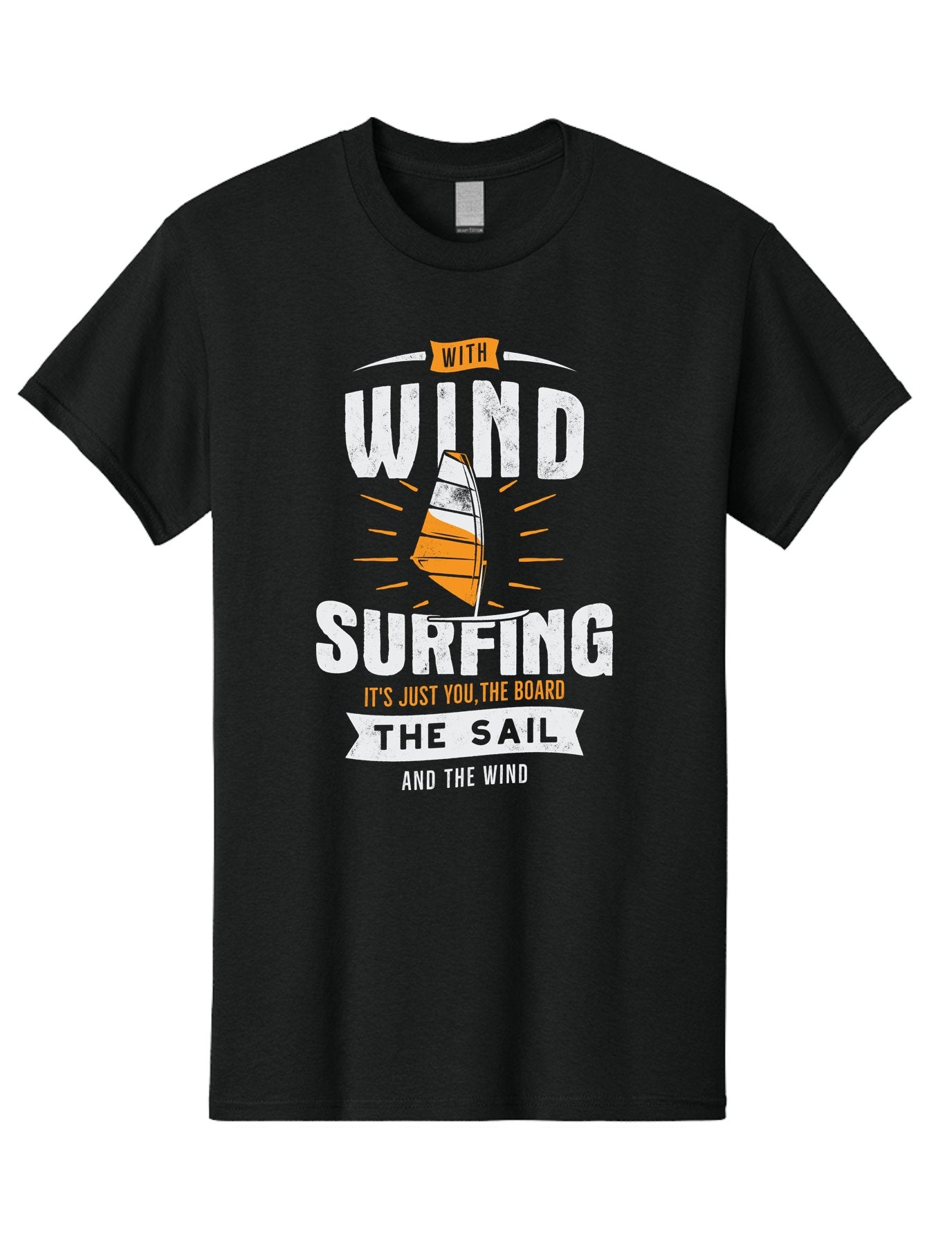 Wind-Surfing Men'S Graphic Tee, 100% Cotton, Comfortable Casual Summer Wear, Machine Washable, Windsurfing, Water Sports, Sailing, Adventure Seekers, Thrill Lovers, Windsurfing Quotes, Sailing Inspiration, Surfing Culture, Extreme Sports, Aab964 14