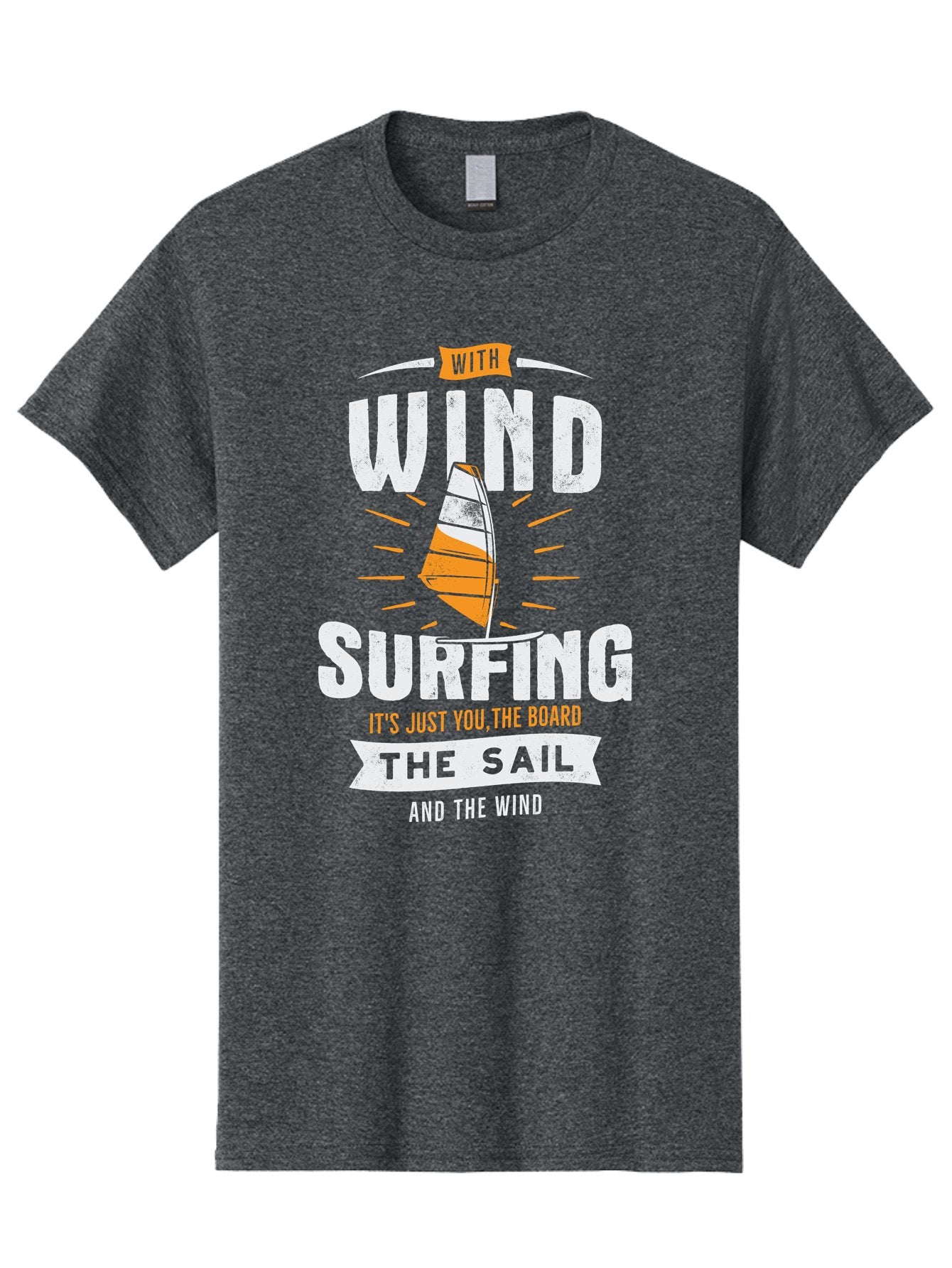 Wind-Surfing Men'S Graphic Tee, 100% Cotton, Comfortable Casual Summer Wear, Machine Washable, Windsurfing, Water Sports, Sailing, Adventure Seekers, Thrill Lovers, Windsurfing Quotes, Sailing Inspiration, Surfing Culture, Extreme Sports, Aab964 6