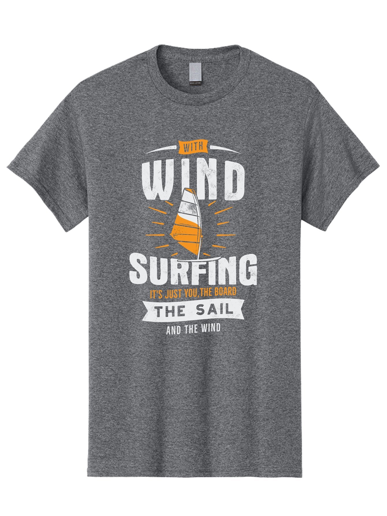 Wind-Surfing Men'S Graphic Tee, 100% Cotton, Comfortable Casual Summer Wear, Machine Washable, Windsurfing, Water Sports, Sailing, Adventure Seekers, Thrill Lovers, Windsurfing Quotes, Sailing Inspiration, Surfing Culture, Extreme Sports, Aab964 5