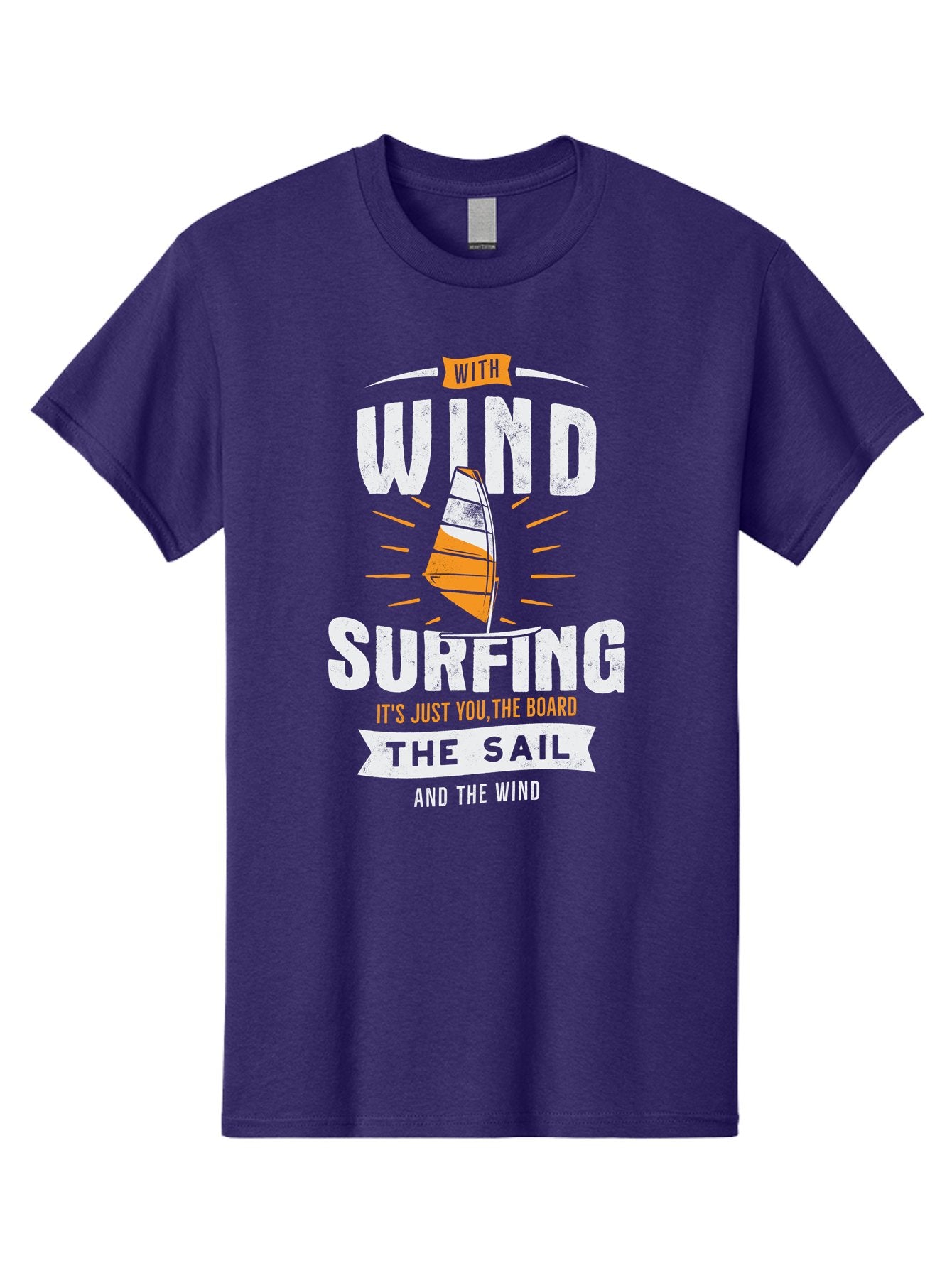 Wind-Surfing Men'S Graphic Tee, 100% Cotton, Comfortable Casual Summer Wear, Machine Washable, Windsurfing, Water Sports, Sailing, Adventure Seekers, Thrill Lovers, Windsurfing Quotes, Sailing Inspiration, Surfing Culture, Extreme Sports, Aab964 8