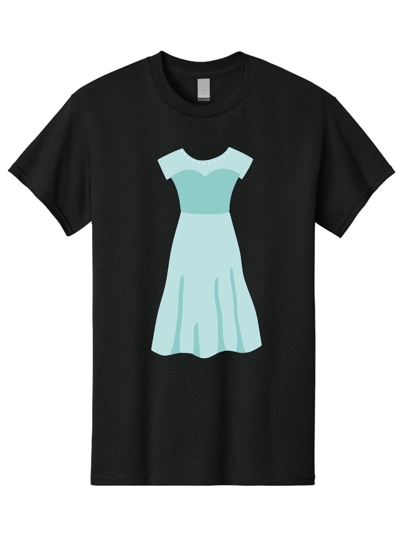 Baby-Blue-Sweetheart-Dress Men'S Graphic Tee, 100% Cotton, Comfortable Casual Summer Wear, Machine Washable, Simple Dress, Sweetheart Neckline, Short Sleeves, Knee-Length Dress, Minimalist Fashion, Simple Elegance, Feminine Style, Aab999 13