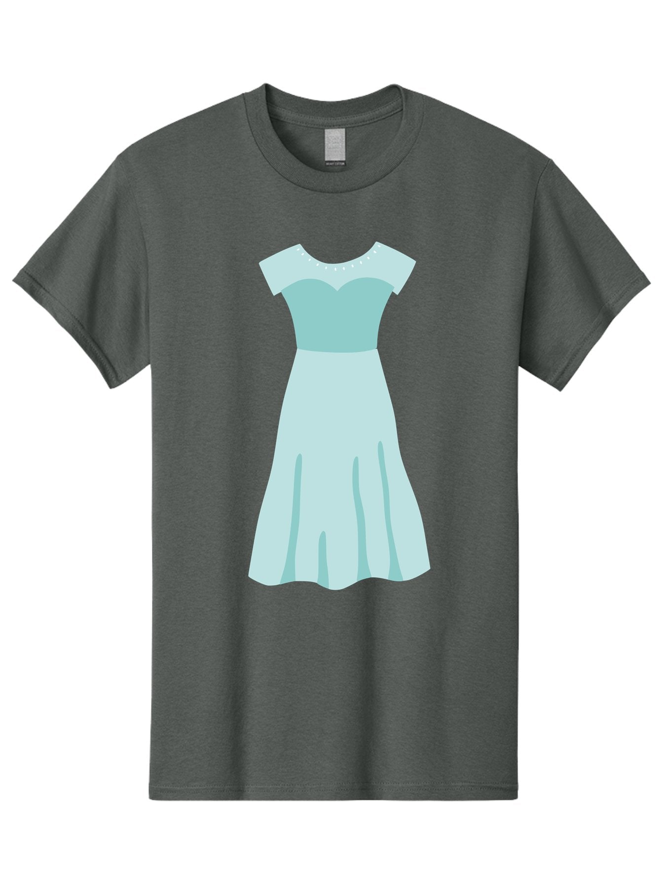 Baby-Blue-Sweetheart-Dress Men'S Graphic Tee, 100% Cotton, Comfortable Casual Summer Wear, Machine Washable, Simple Dress, Sweetheart Neckline, Short Sleeves, Knee-Length Dress, Minimalist Fashion, Simple Elegance, Feminine Style, Aab999 11