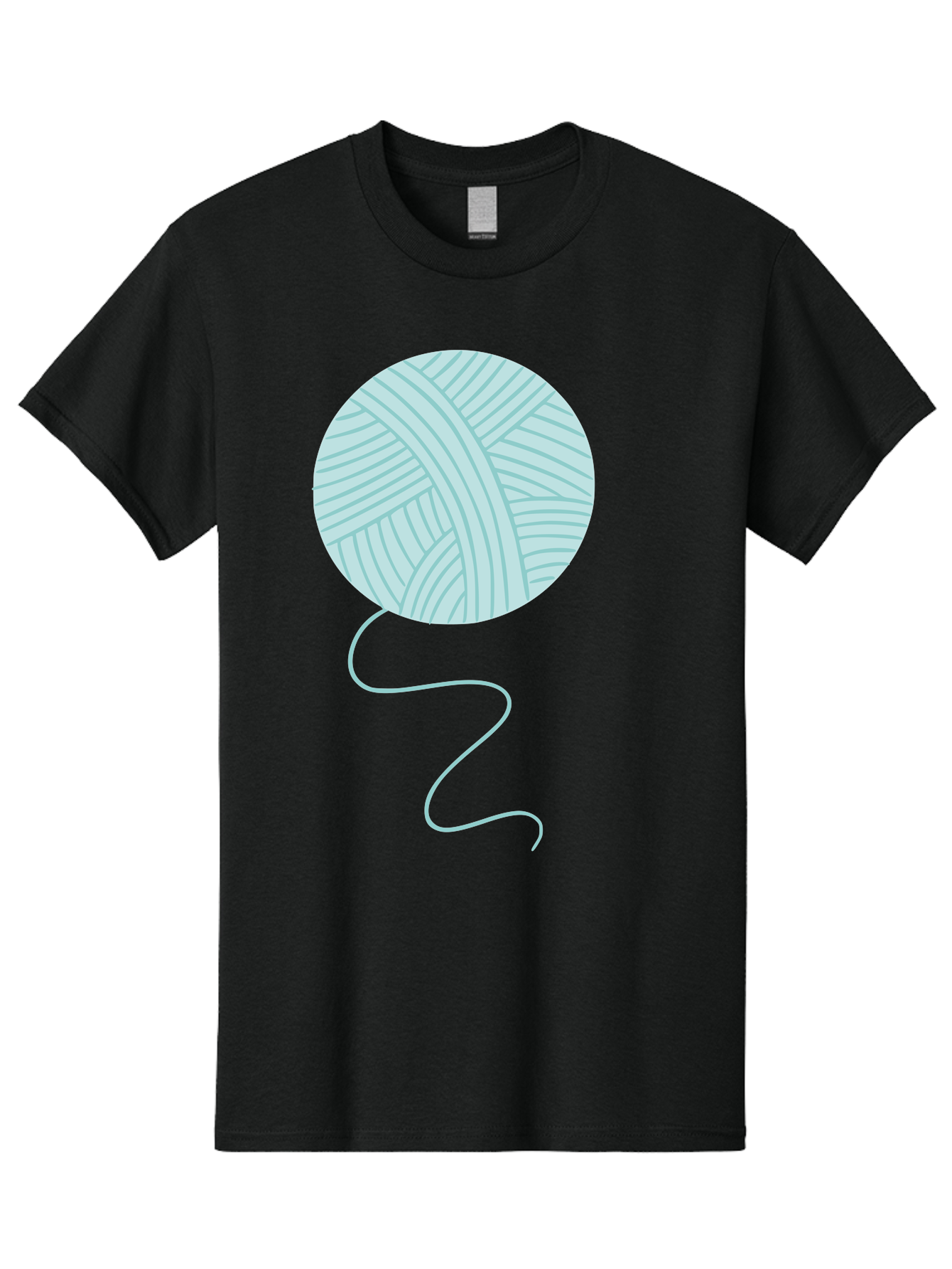 Ball-Of-Yarn Men'S Graphic Tee, 100% Cotton, Comfortable Casual Summer Wear, Machine Washable, Ball Of Yarn, Knitting Supplies, Crafting Essentials, Yarn Thread, Creative Hobbies, Handmade Crafts, Knitting Yarn Aac000 27