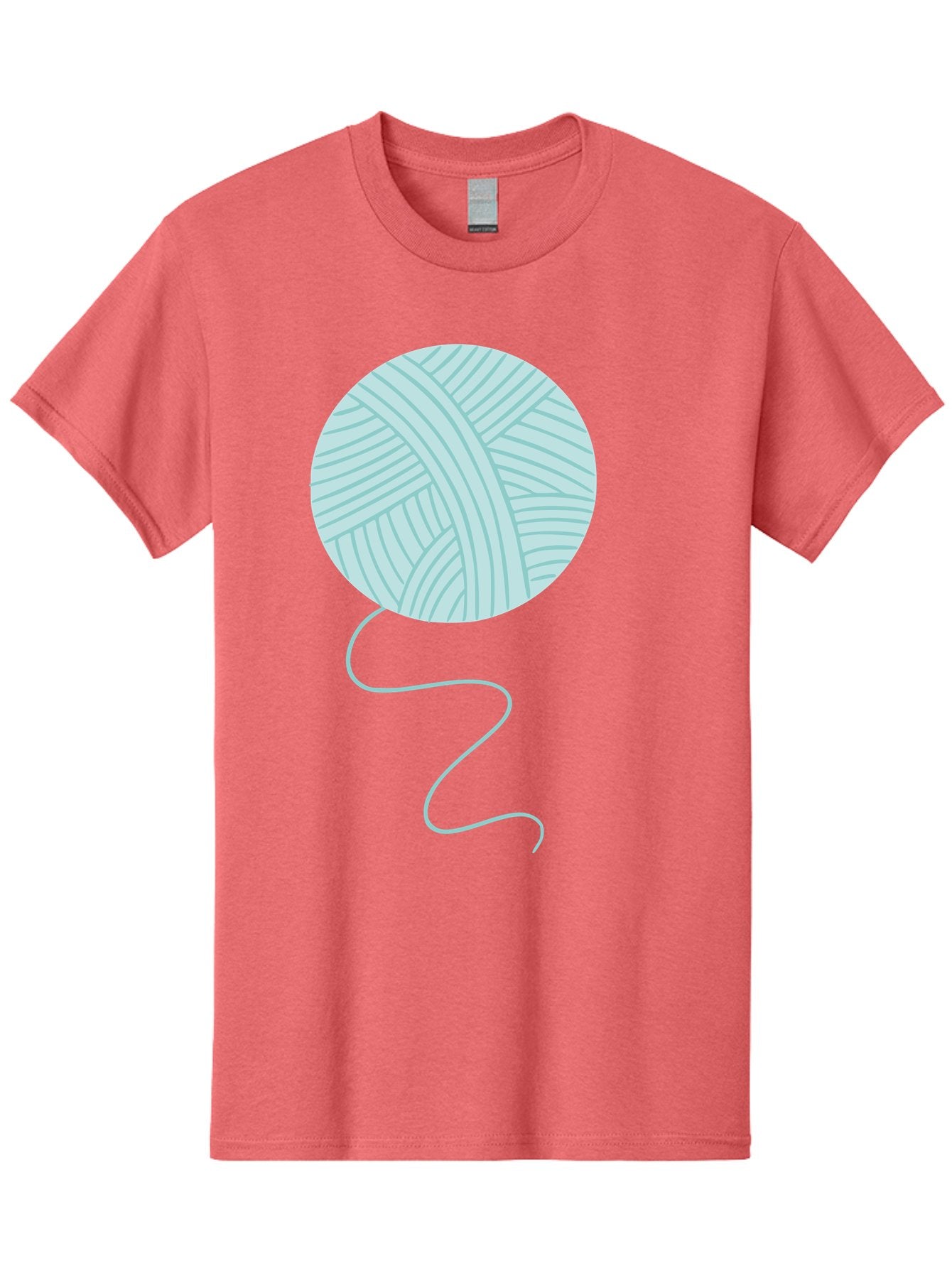 Ball-Of-Yarn Men'S Graphic Tee, 100% Cotton, Comfortable Casual Summer Wear, Machine Washable, Ball Of Yarn, Knitting Supplies, Crafting Essentials, Yarn Thread, Creative Hobbies, Handmade Crafts, Knitting Yarn Aac000 14