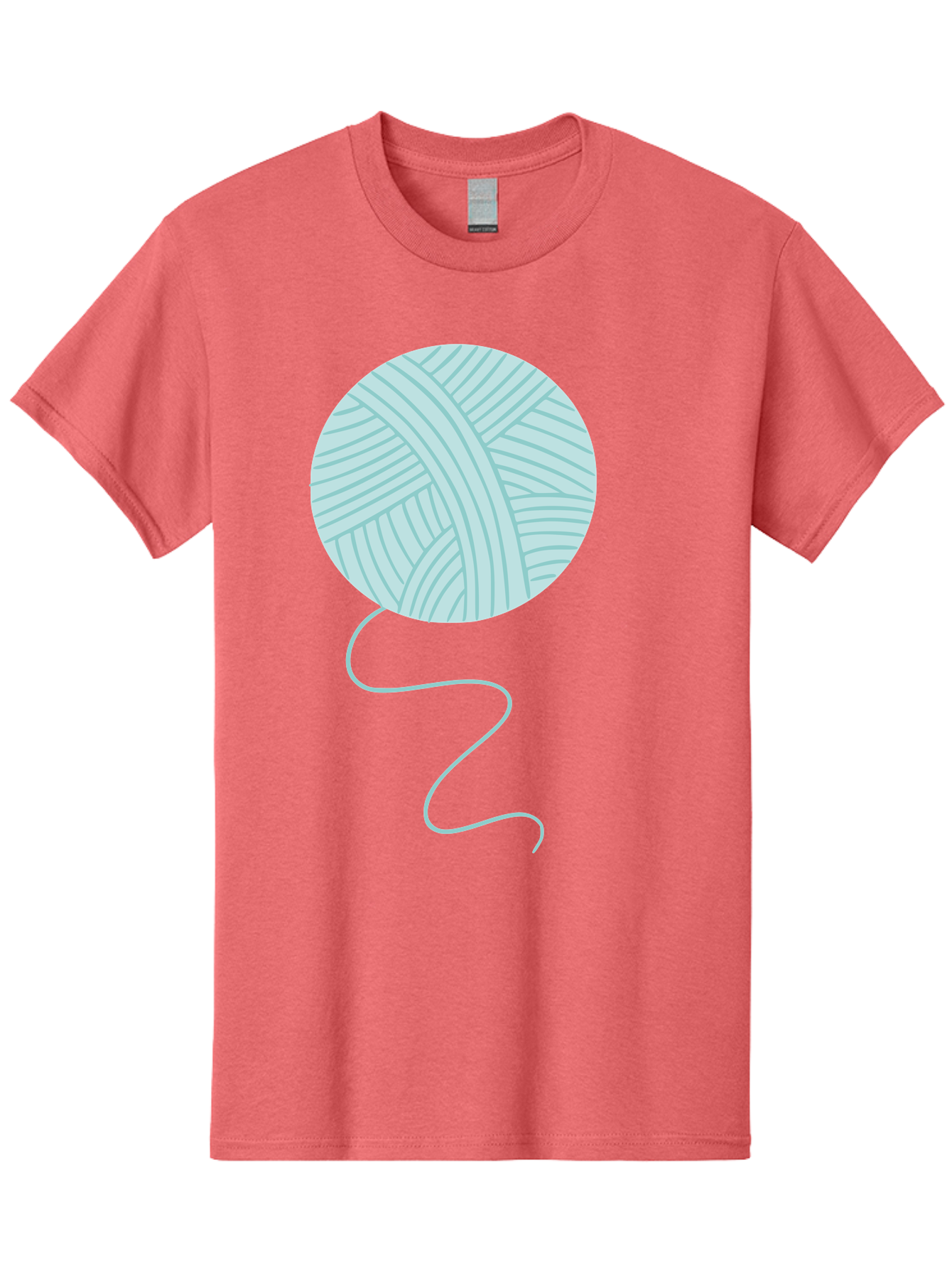 Ball-Of-Yarn Men'S Graphic Tee, 100% Cotton, Comfortable Casual Summer Wear, Machine Washable, Ball Of Yarn, Knitting Supplies, Crafting Essentials, Yarn Thread, Creative Hobbies, Handmade Crafts, Knitting Yarn Aac000 3