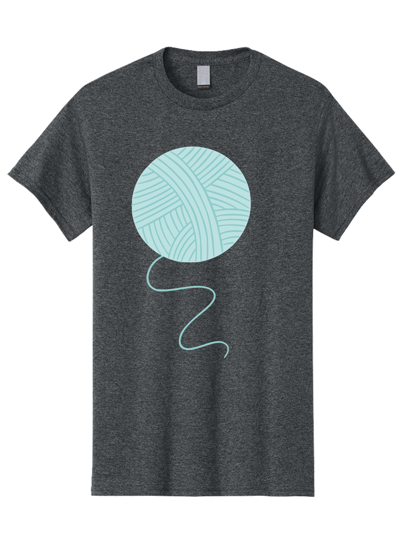 Ball-Of-Yarn Men'S Graphic Tee, 100% Cotton, Comfortable Casual Summer Wear, Machine Washable, Ball Of Yarn, Knitting Supplies, Crafting Essentials, Yarn Thread, Creative Hobbies, Handmade Crafts, Knitting Yarn Aac000 23
