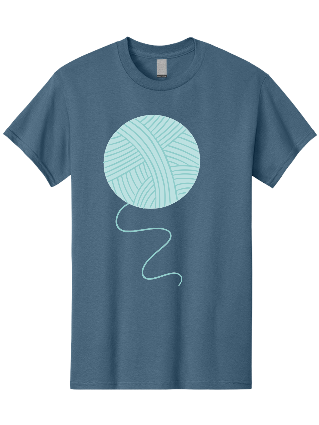 Ball-Of-Yarn Men'S Graphic Tee, 100% Cotton, Comfortable Casual Summer Wear, Machine Washable, Ball Of Yarn, Knitting Supplies, Crafting Essentials, Yarn Thread, Creative Hobbies, Handmade Crafts, Knitting Yarn Aac000 29