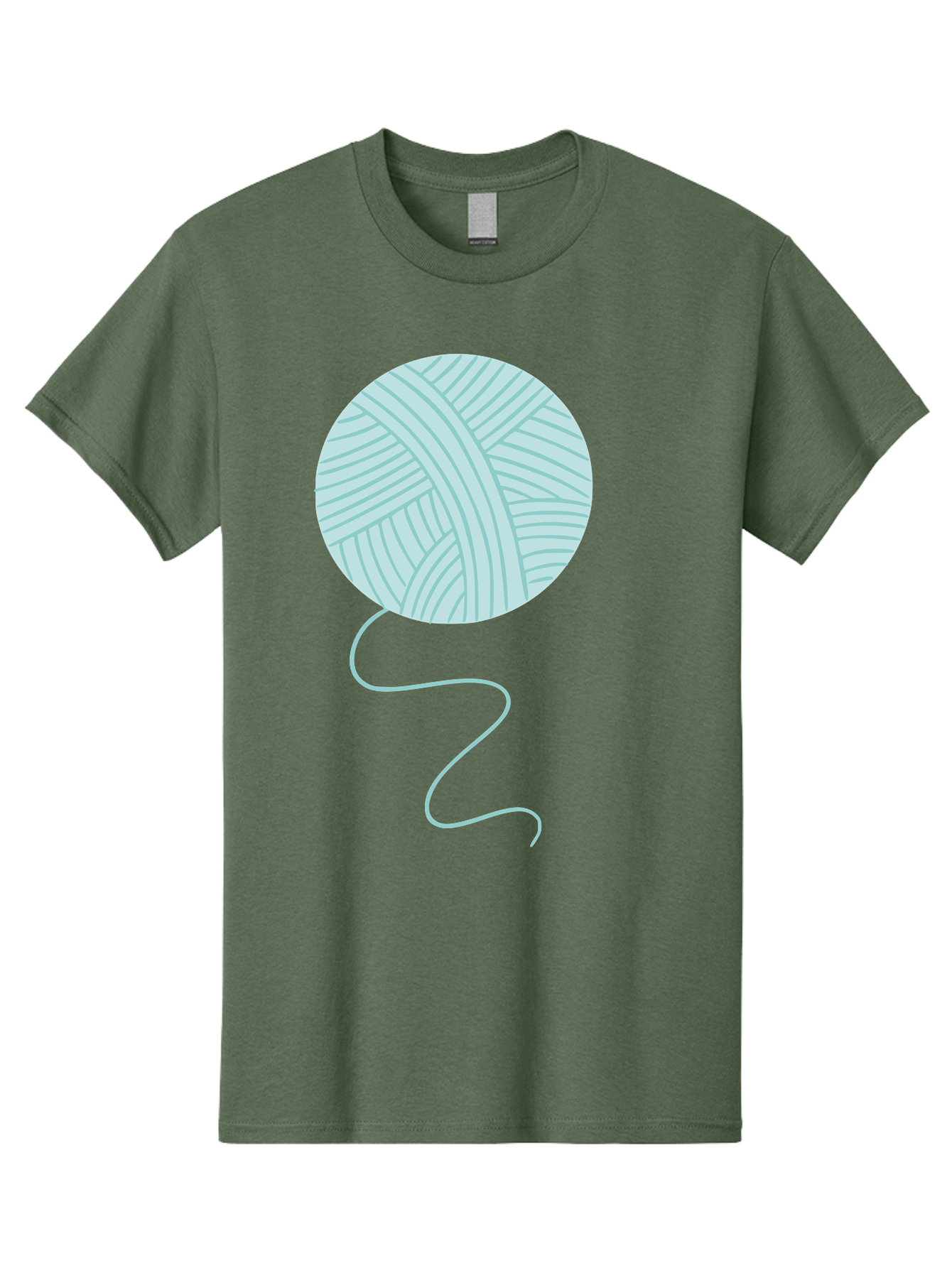 Ball-Of-Yarn Men'S Graphic Tee, 100% Cotton, Comfortable Casual Summer Wear, Machine Washable, Ball Of Yarn, Knitting Supplies, Crafting Essentials, Yarn Thread, Creative Hobbies, Handmade Crafts, Knitting Yarn Aac000 11