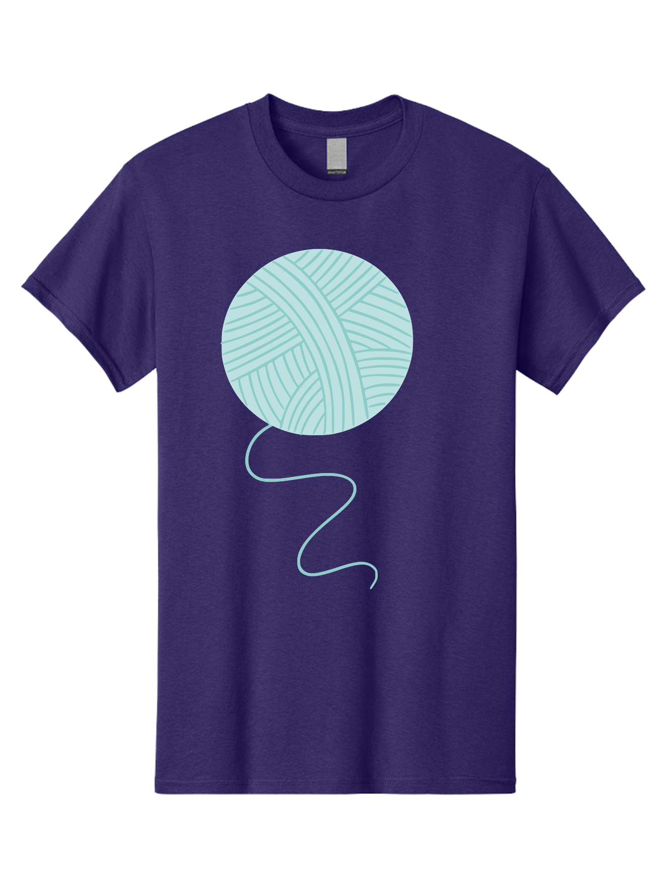 Ball-Of-Yarn Men'S Graphic Tee, 100% Cotton, Comfortable Casual Summer Wear, Machine Washable, Ball Of Yarn, Knitting Supplies, Crafting Essentials, Yarn Thread, Creative Hobbies, Handmade Crafts, Knitting Yarn Aac000 13