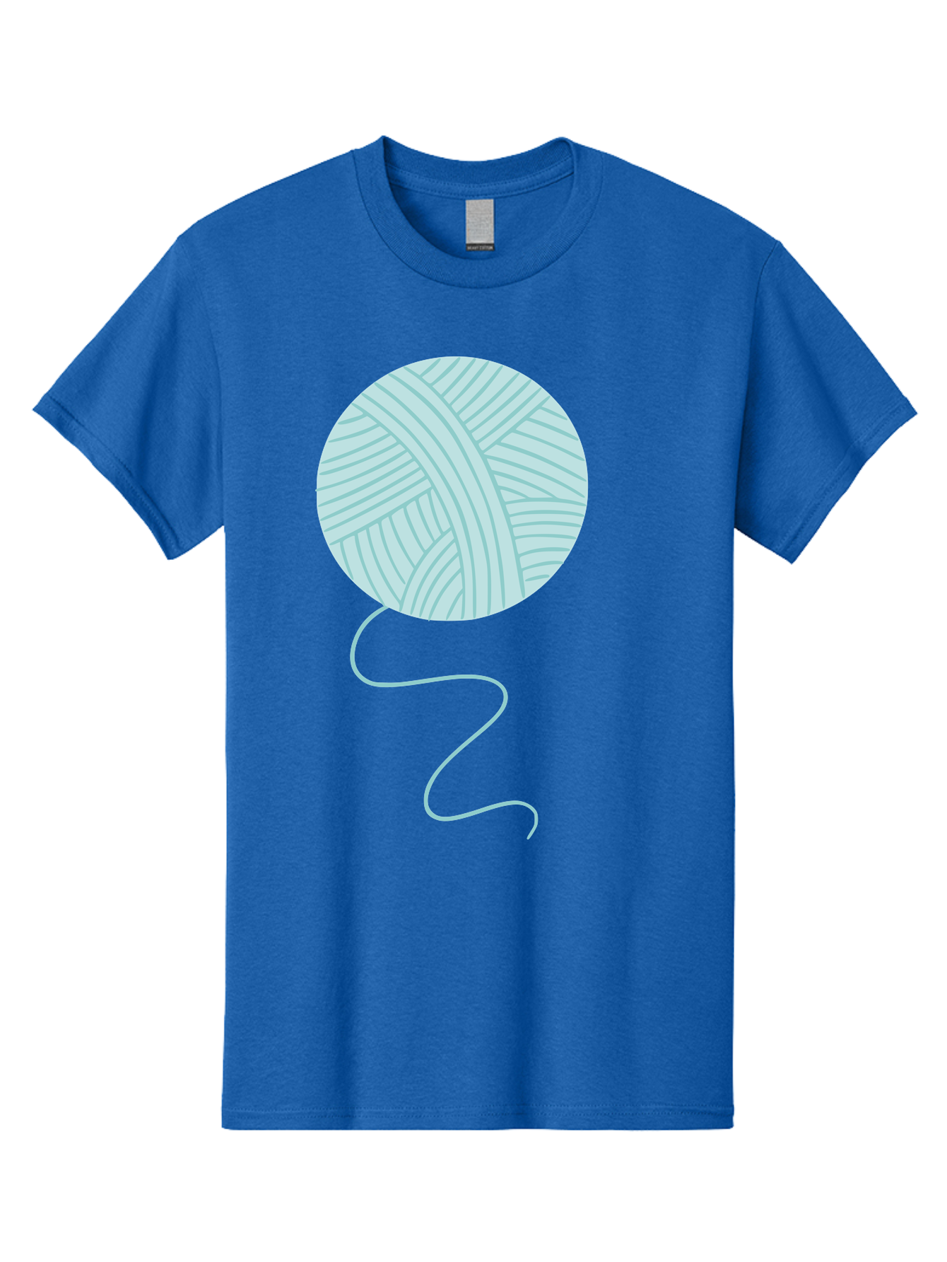 Ball-Of-Yarn Men'S Graphic Tee, 100% Cotton, Comfortable Casual Summer Wear, Machine Washable, Ball Of Yarn, Knitting Supplies, Crafting Essentials, Yarn Thread, Creative Hobbies, Handmade Crafts, Knitting Yarn Aac000 17