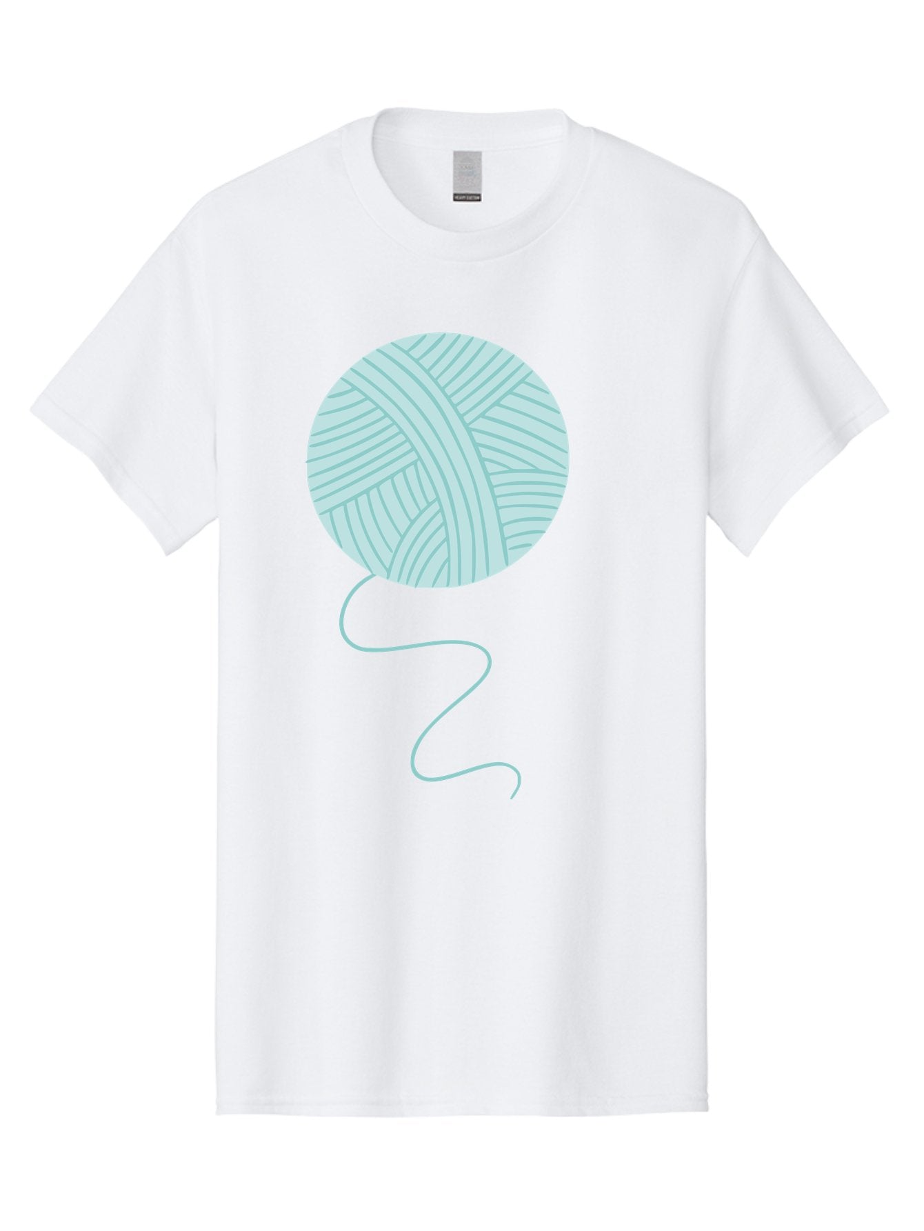 Ball-Of-Yarn Men'S Graphic Tee, 100% Cotton, Comfortable Casual Summer Wear, Machine Washable, Ball Of Yarn, Knitting Supplies, Crafting Essentials, Yarn Thread, Creative Hobbies, Handmade Crafts, Knitting Yarn Aac000 7