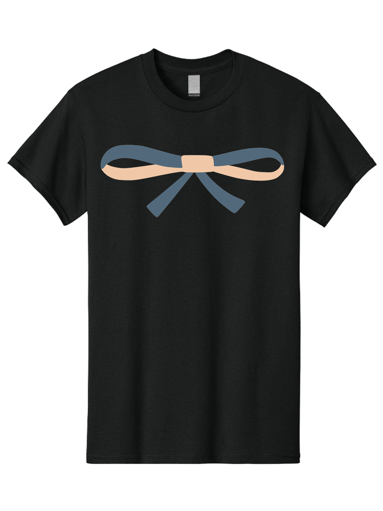 Blue-And-Beige-Bow Men'S Graphic Tee, 100% Cotton, Comfortable Casual Summer Wear, Machine Washable, Gift Wrapping, Decorative Ribbon, Bow Tie, Gift Decoration, Elegant Design, Stylish Presentation, Grey And Beige Ribbon Aac002 5