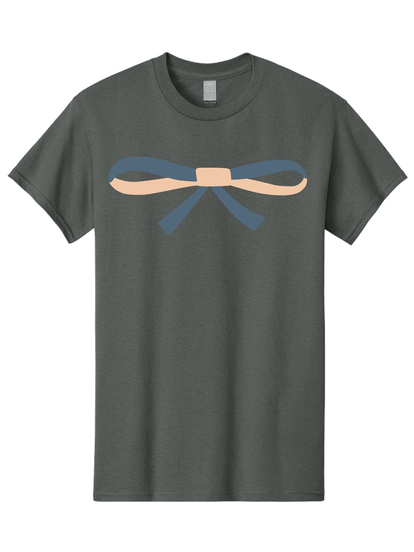 Blue-And-Beige-Bow Men'S Graphic Tee, 100% Cotton, Comfortable Casual Summer Wear, Machine Washable, Gift Wrapping, Decorative Ribbon, Bow Tie, Gift Decoration, Elegant Design, Stylish Presentation, Grey And Beige Ribbon Aac002 14