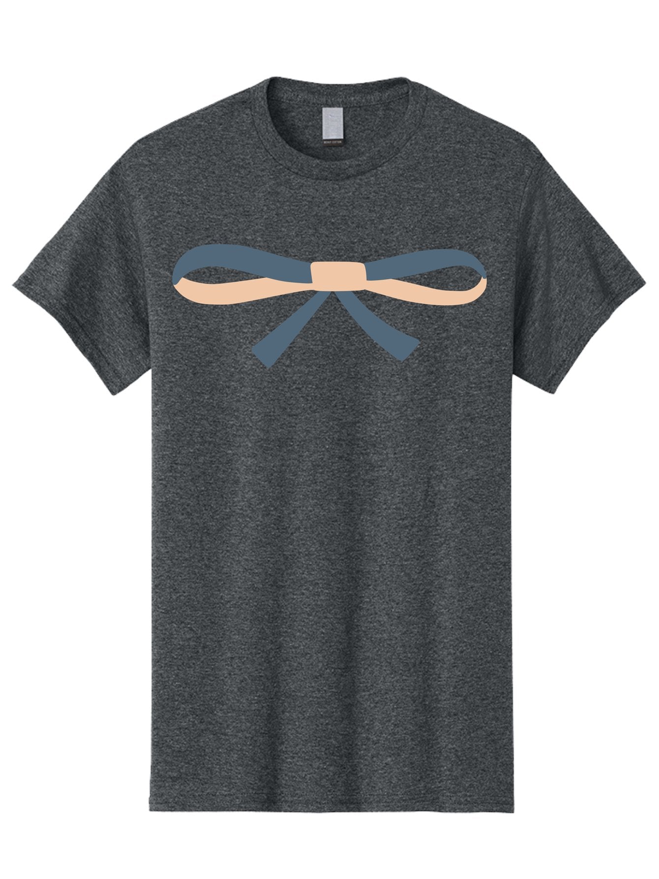 Blue-And-Beige-Bow Men'S Graphic Tee, 100% Cotton, Comfortable Casual Summer Wear, Machine Washable, Gift Wrapping, Decorative Ribbon, Bow Tie, Gift Decoration, Elegant Design, Stylish Presentation, Grey And Beige Ribbon Aac002 5
