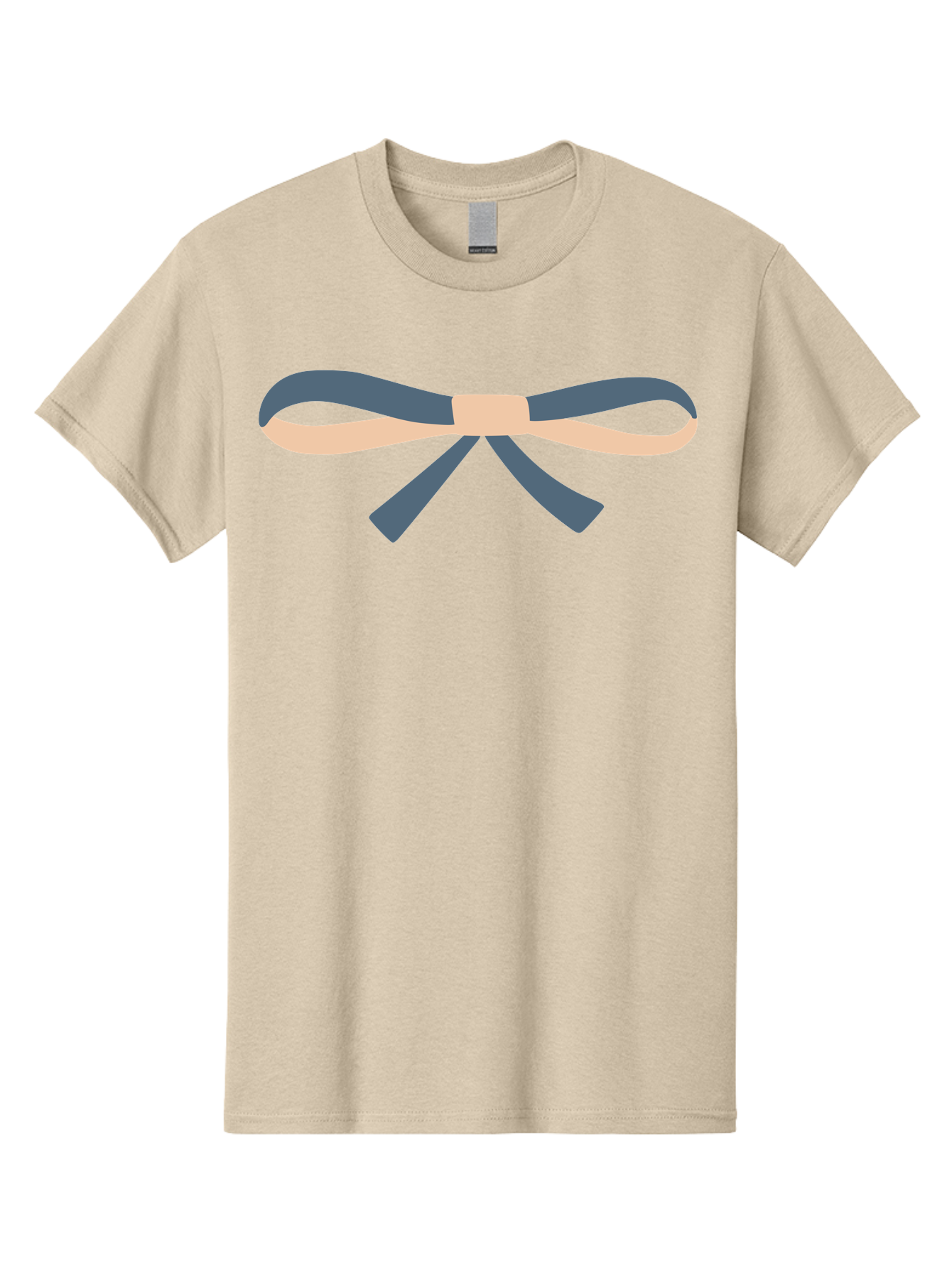 Blue-And-Beige-Bow Men'S Graphic Tee, 100% Cotton, Comfortable Casual Summer Wear, Machine Washable, Gift Wrapping, Decorative Ribbon, Bow Tie, Gift Decoration, Elegant Design, Stylish Presentation, Grey And Beige Ribbon Aac002 7