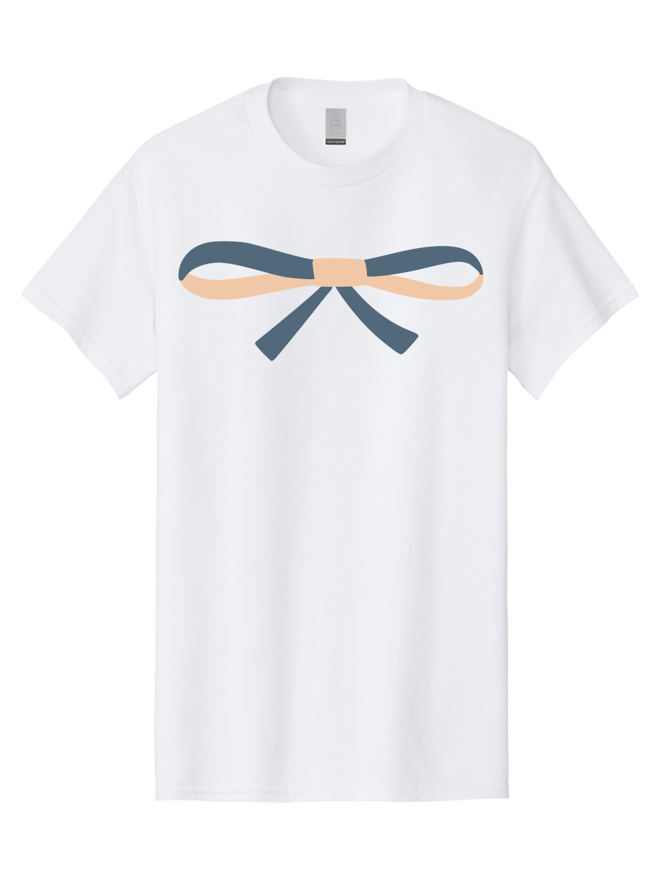 Blue-And-Beige-Bow Men'S Graphic Tee, 100% Cotton, Comfortable Casual Summer Wear, Machine Washable, Gift Wrapping, Decorative Ribbon, Bow Tie, Gift Decoration, Elegant Design, Stylish Presentation, Grey And Beige Ribbon Aac002 29