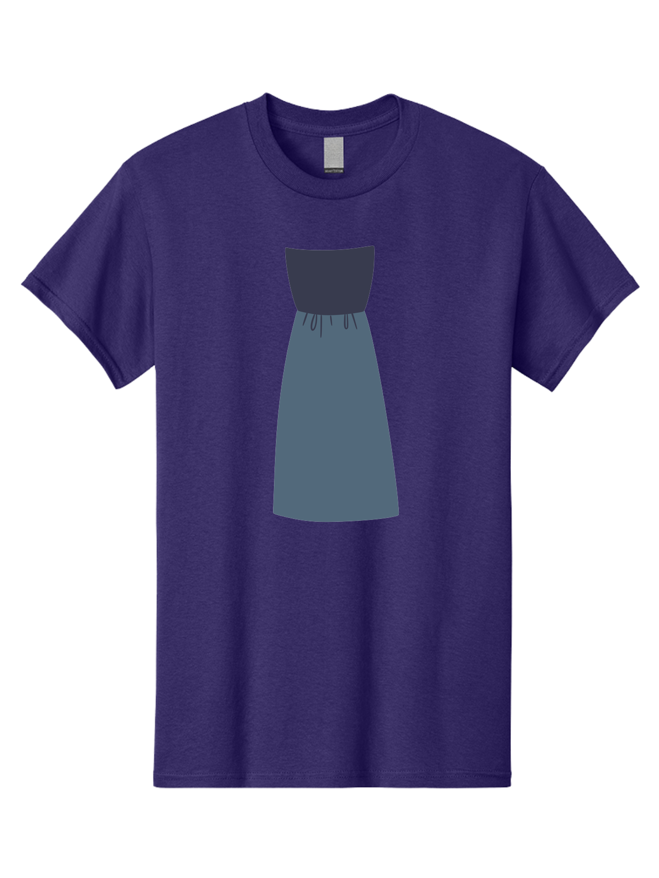 Blue-Dress Men'S Graphic Tee, 100% Cotton, Comfortable Casual Summer Wear, Machine Washable, Casual Dress, Simple Design, Relaxed Fit, Strapless Top, Gathered Waist, Blue Color, Elegant Look, Minimalist Fashion, Stylish Outfit, Everyday Wear Aac003 13