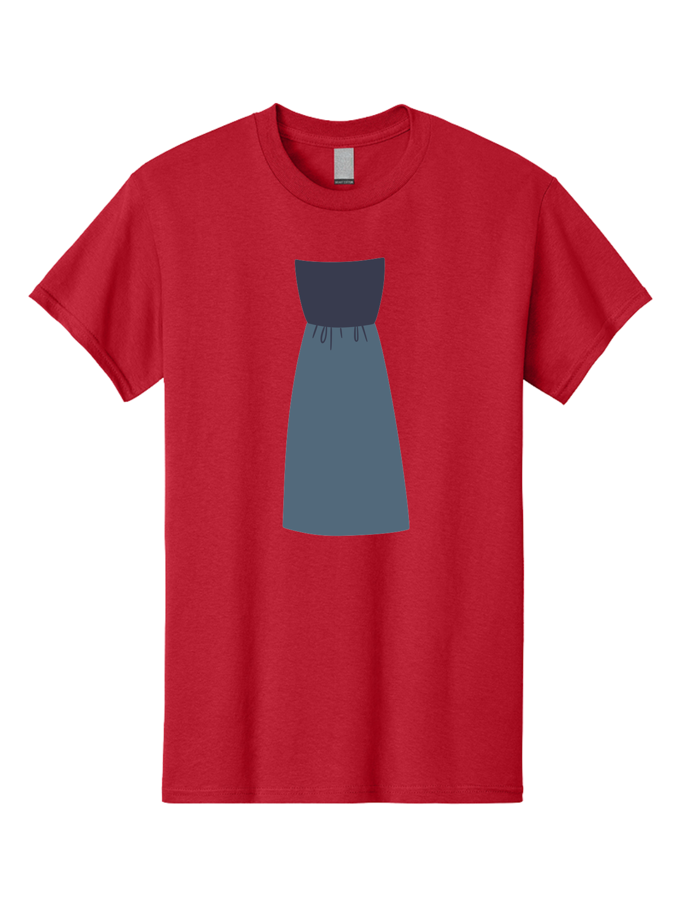 Blue-Dress Men'S Graphic Tee, 100% Cotton, Comfortable Casual Summer Wear, Machine Washable, Casual Dress, Simple Design, Relaxed Fit, Strapless Top, Gathered Waist, Blue Color, Elegant Look, Minimalist Fashion, Stylish Outfit, Everyday Wear Aac003 23