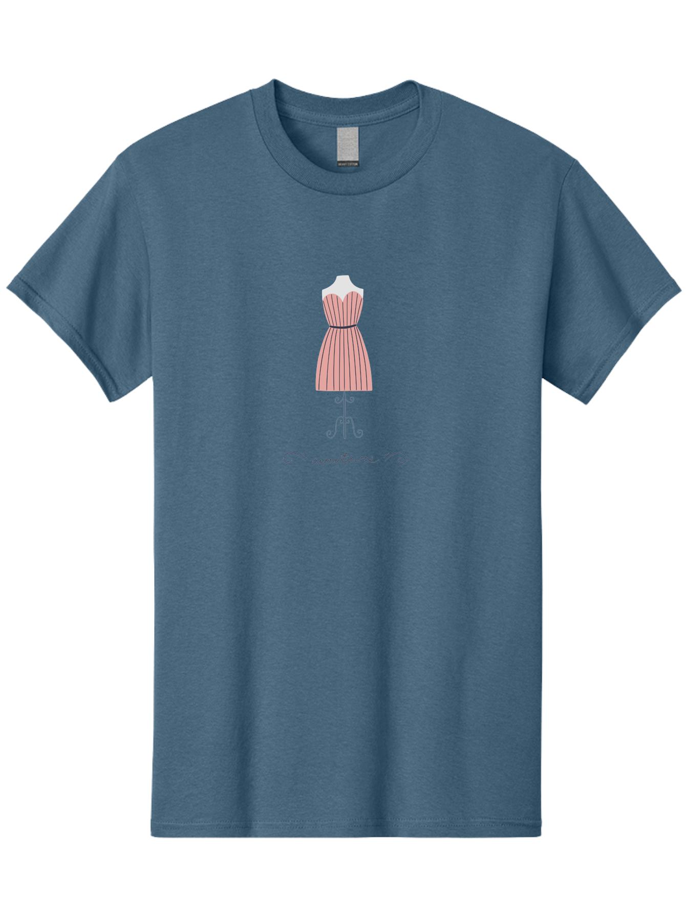 Couture-1 Men'S Graphic Tee, 100% Cotton, Comfortable Casual Summer Wear, Machine Washable, Fashion Design, Haute Couture, Dress On Mannequin, Stylish Clothing, Elegant Dress, Designer Fashion, Stylish Apparel Aac007 19