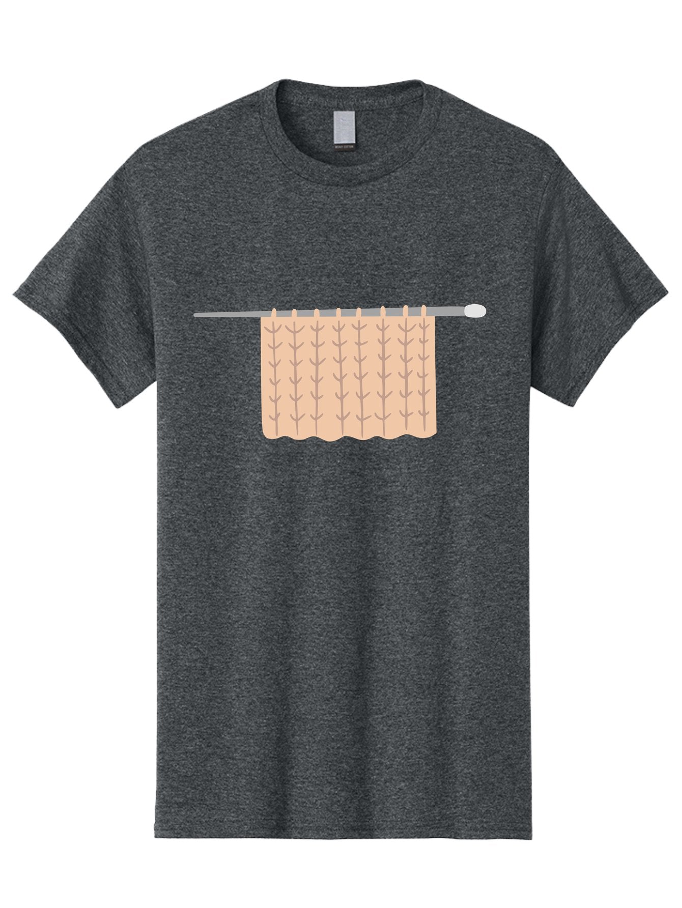 Curtain Men'S Graphic Tee, 100% Cotton, Comfortable Casual Summer Wear, Machine Washable, Beige Curtain, Leaf Pattern, Curtain Rod, Simple Design, Home Decor, Interior Design, Minimalist Style, Window Treatment, Graphic Illustration Aac013 14