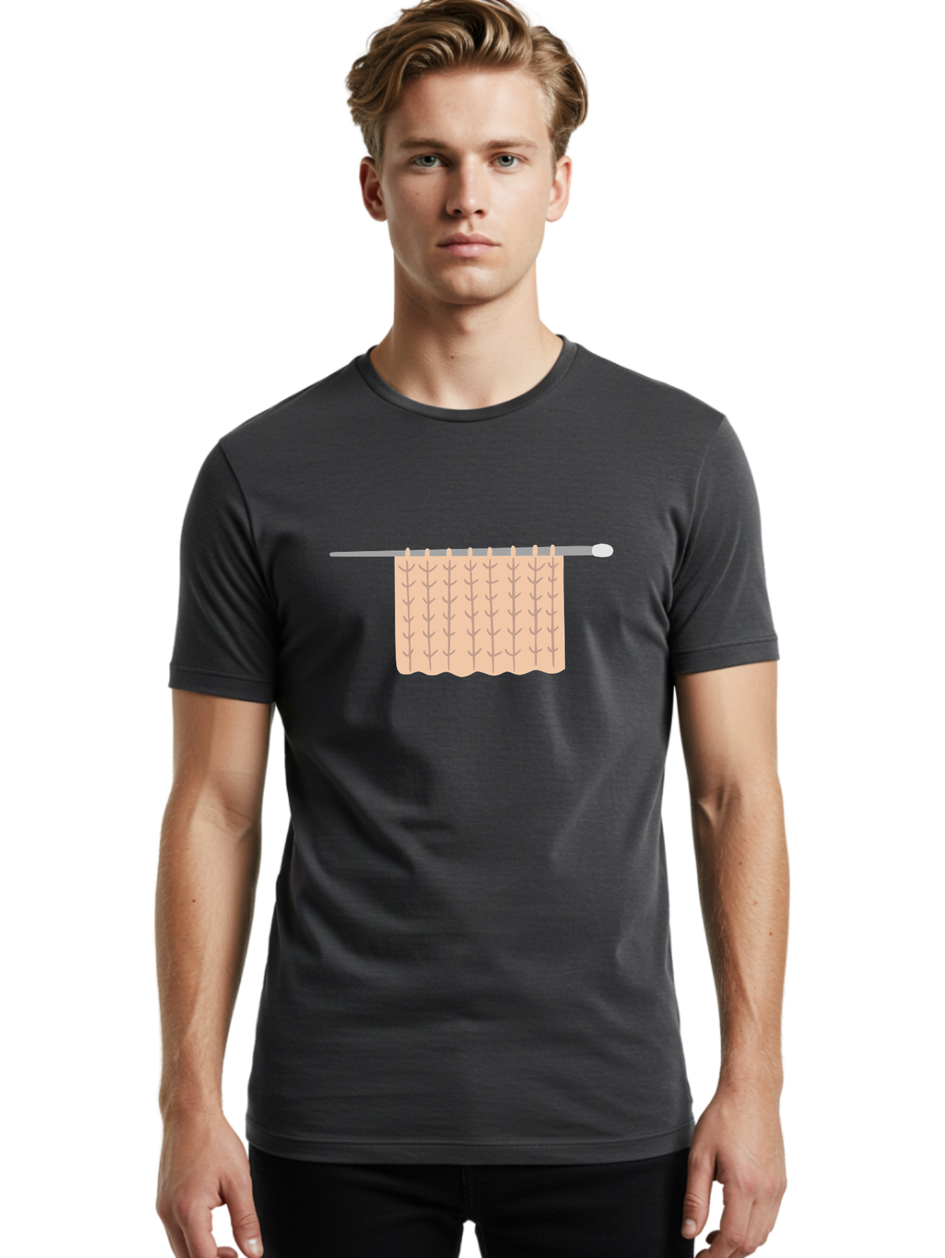 Curtain Men'S Graphic Tee, 100% Cotton, Comfortable Casual Summer Wear, Machine Washable, Beige Curtain, Leaf Pattern, Curtain Rod, Simple Design, Home Decor, Interior Design, Minimalist Style, Window Treatment, Graphic Illustration Aac013 4