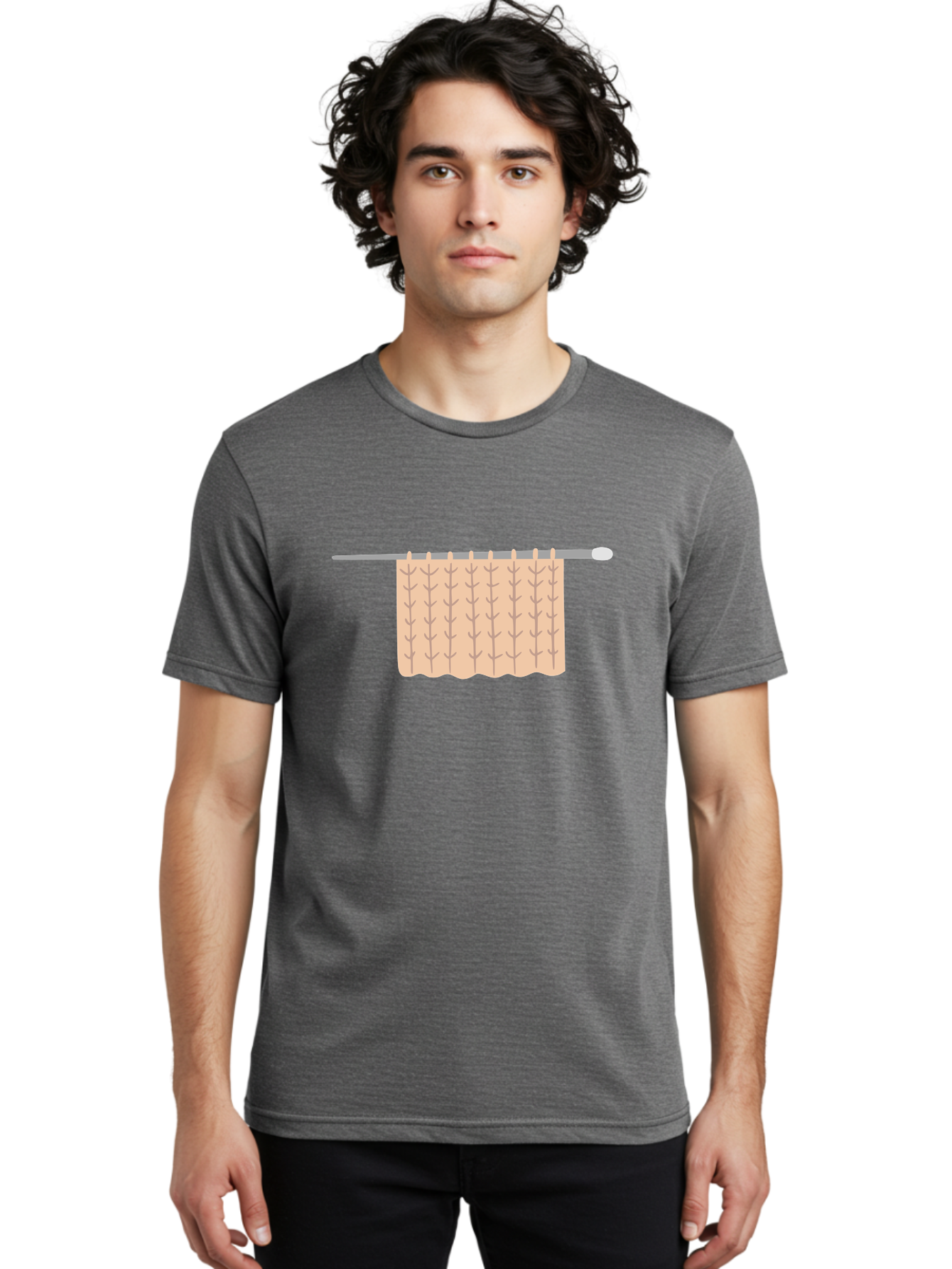 Curtain Men'S Graphic Tee, 100% Cotton, Comfortable Casual Summer Wear, Machine Washable, Beige Curtain, Leaf Pattern, Curtain Rod, Simple Design, Home Decor, Interior Design, Minimalist Style, Window Treatment, Graphic Illustration Aac013 8