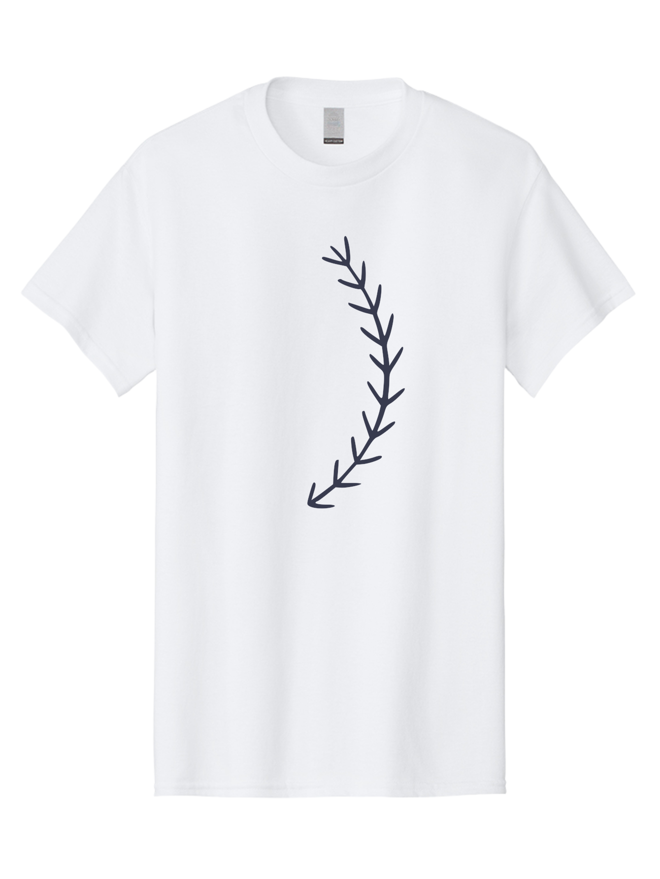 Dark-Purple-Branch Men'S Graphic Tee, 100% Cotton, Comfortable Casual Summer Wear, Machine Washable, Purple Branch Illustration, Simple Design, Minimalist Art, Purple Twig, Leafy Stem, Modern Graphics, Digital Art Aac015 11