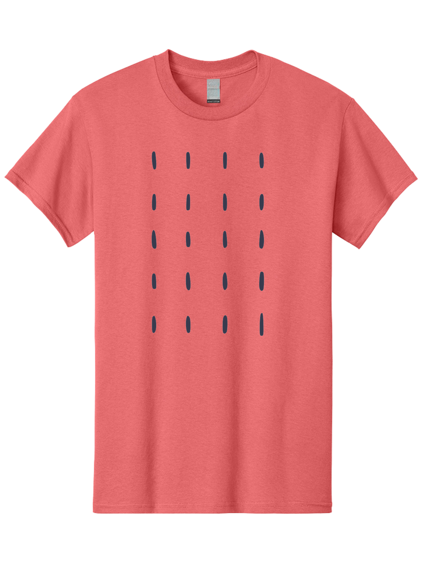Dashes-Pattern Men'S Graphic Tee, 100% Cotton, Comfortable Casual Summer Wear, Machine Washable, Gray Ovals Pattern, Symmetrical Design, Minimalist Aesthetic, Modern Art, Grid Layout, Simple Shapes, Contemporary Style, Abstract Pattern Aac017 25