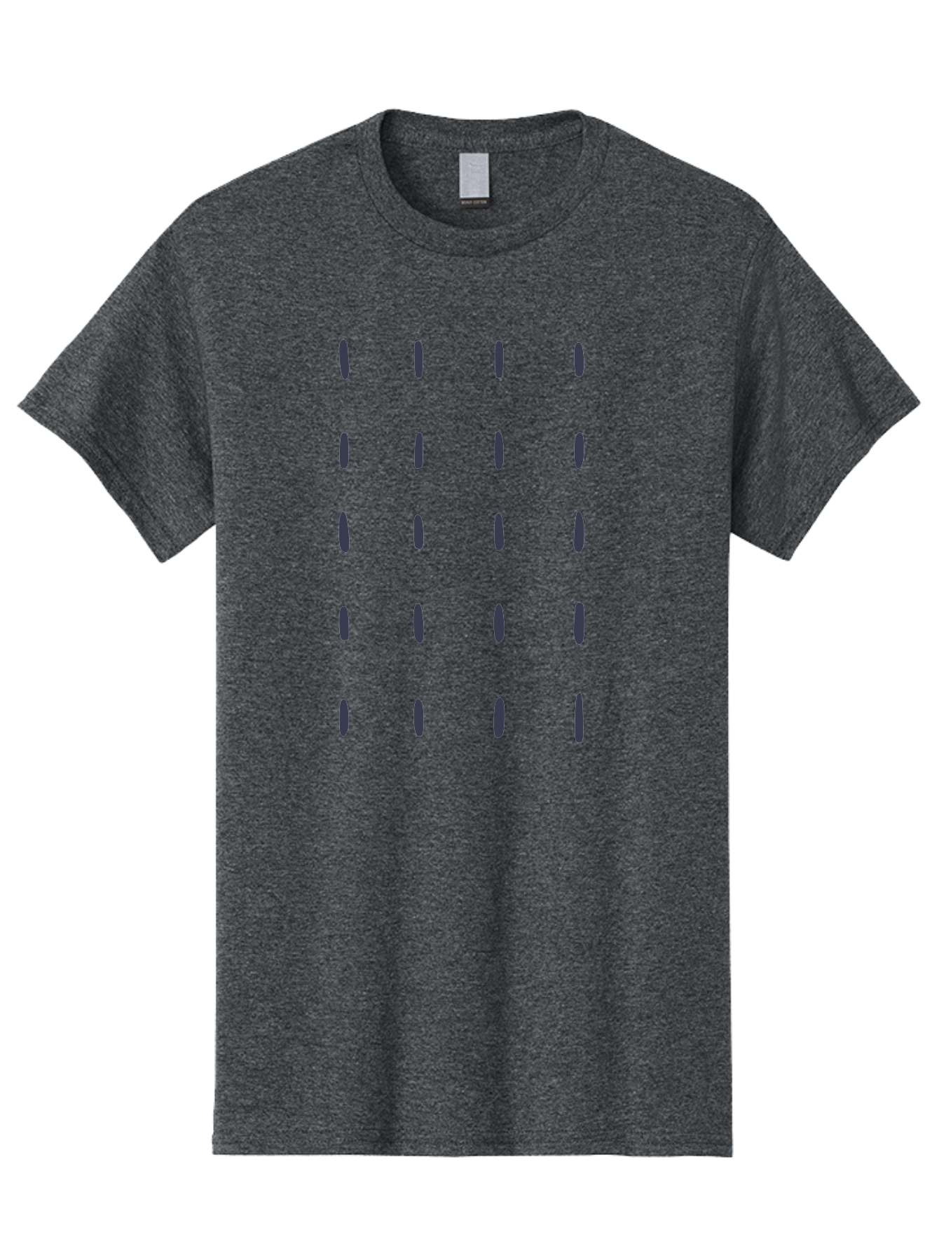 Dashes-Pattern Men'S Graphic Tee, 100% Cotton, Comfortable Casual Summer Wear, Machine Washable, Gray Ovals Pattern, Symmetrical Design, Minimalist Aesthetic, Modern Art, Grid Layout, Simple Shapes, Contemporary Style, Abstract Pattern Aac017 19