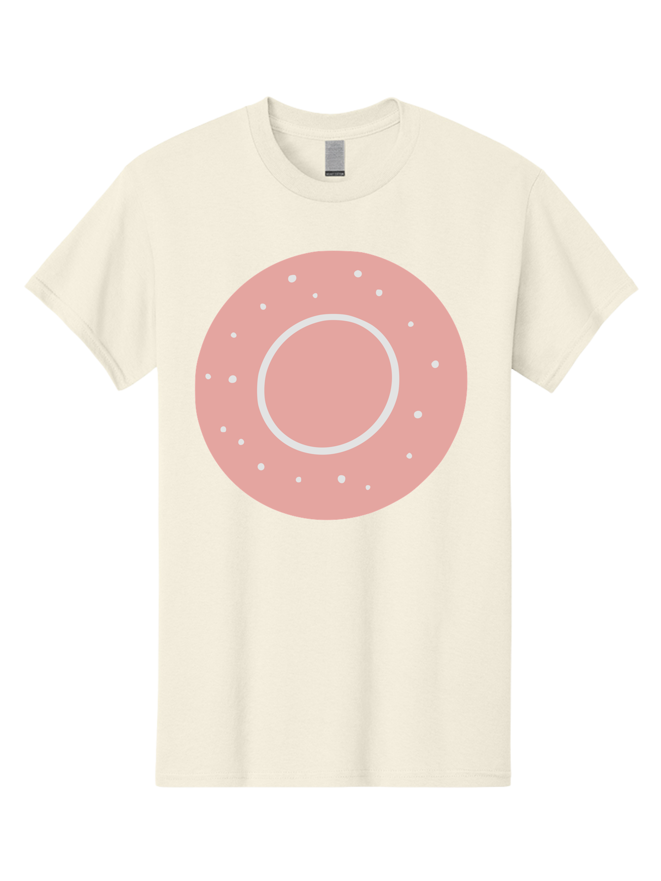 Donut Men'S Graphic Tee, 100% Cotton, Comfortable Casual Summer Wear, Machine Washable, Pink Donut, White Sprinkles, Sweet Treat, Tasty Pastry, Dessert Food, Baked Good, Ring Shaped, Food Illustration, Cute Design Aac019 13