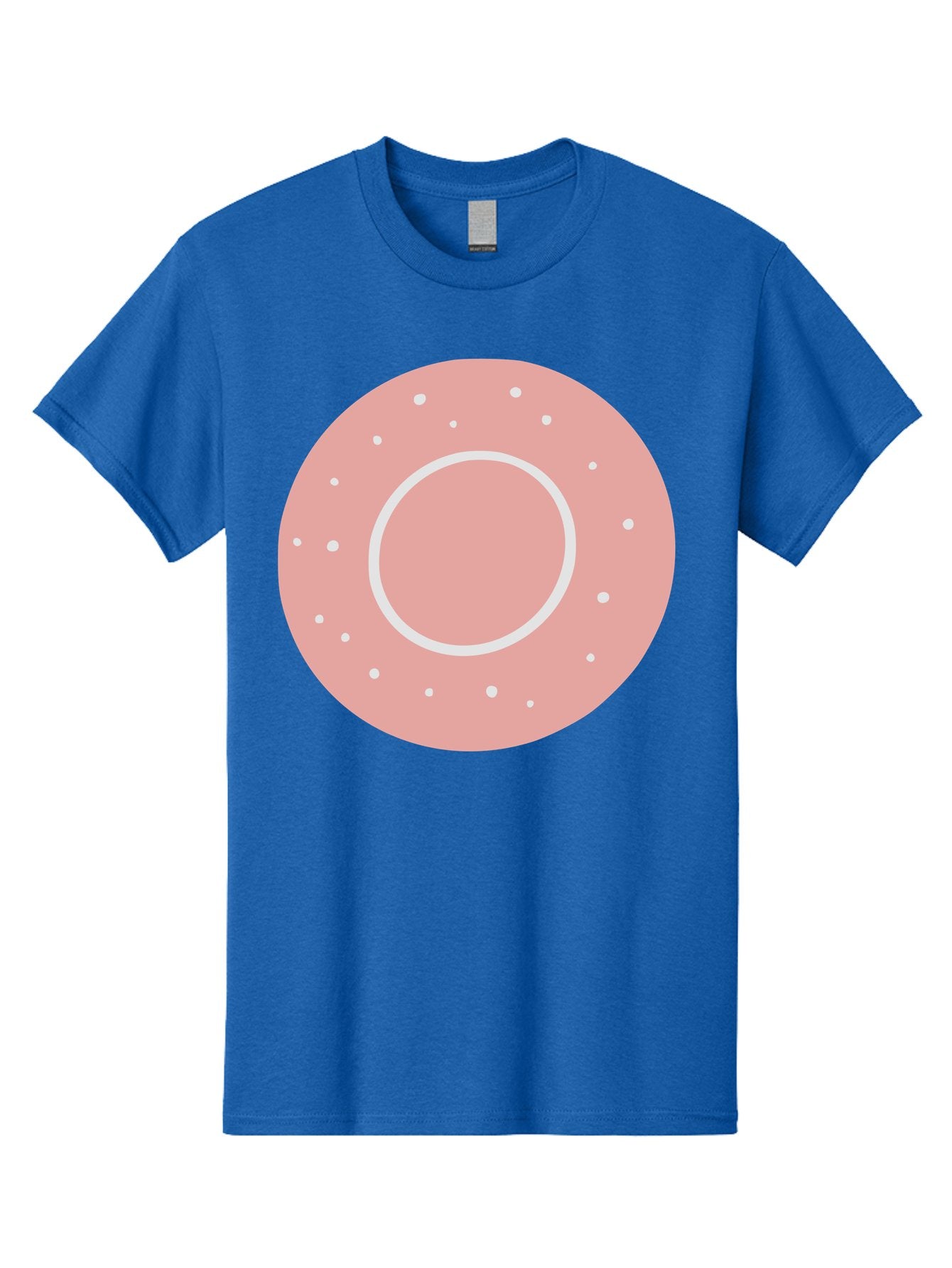 Donut Men'S Graphic Tee, 100% Cotton, Comfortable Casual Summer Wear, Machine Washable, Pink Donut, White Sprinkles, Sweet Treat, Tasty Pastry, Dessert Food, Baked Good, Ring Shaped, Food Illustration, Cute Design Aac019 14