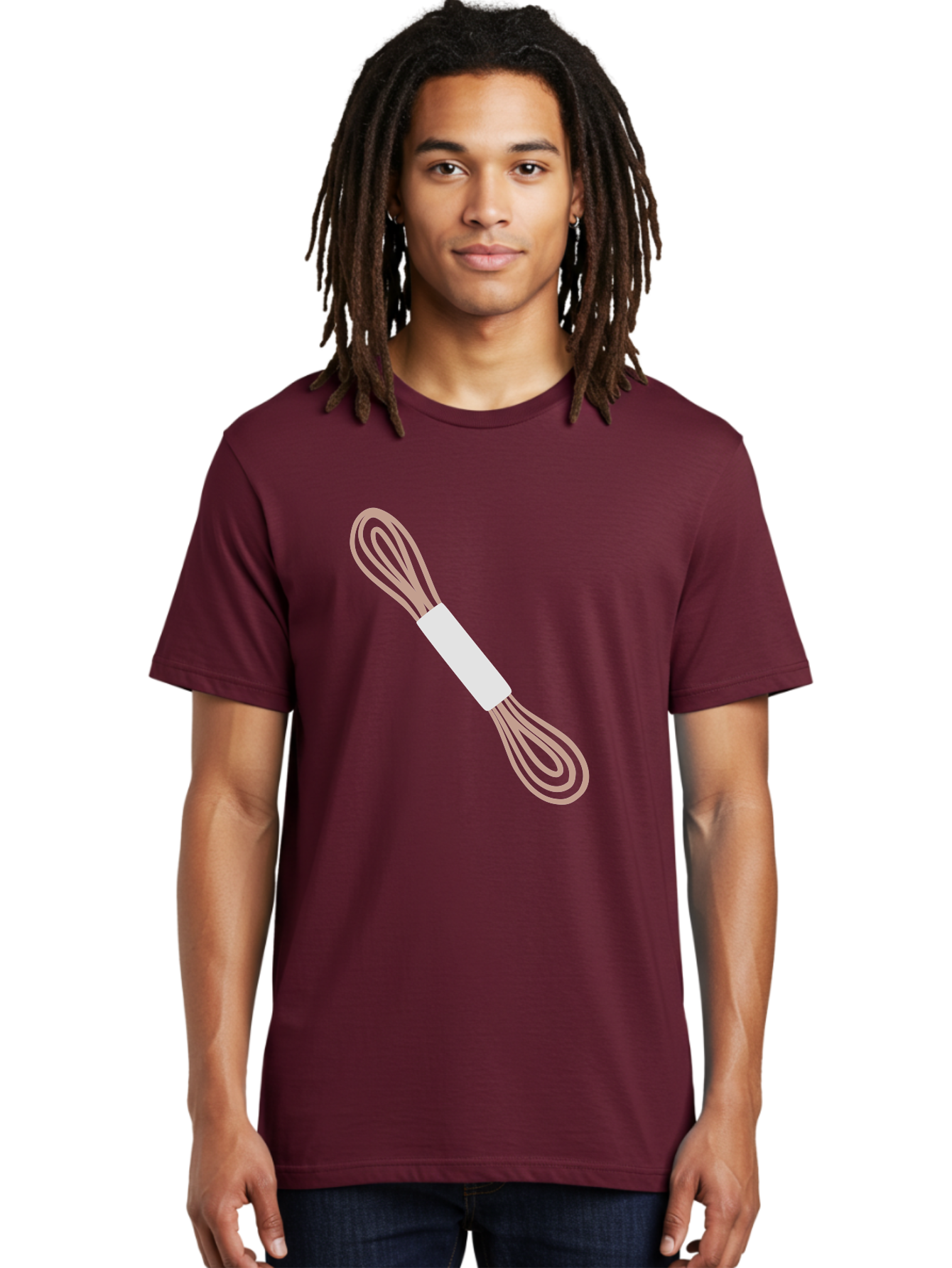 Drawstring Men'S Graphic Tee, 100% Cotton, Comfortable Casual Summer Wear, Machine Washable, Pink Usb Cable, Wrapped Cord, Tech Accessory, Electronic Component, Pink And White, Minimalist Design, Digital Connectivity, Computer Peripheral Aac021 18